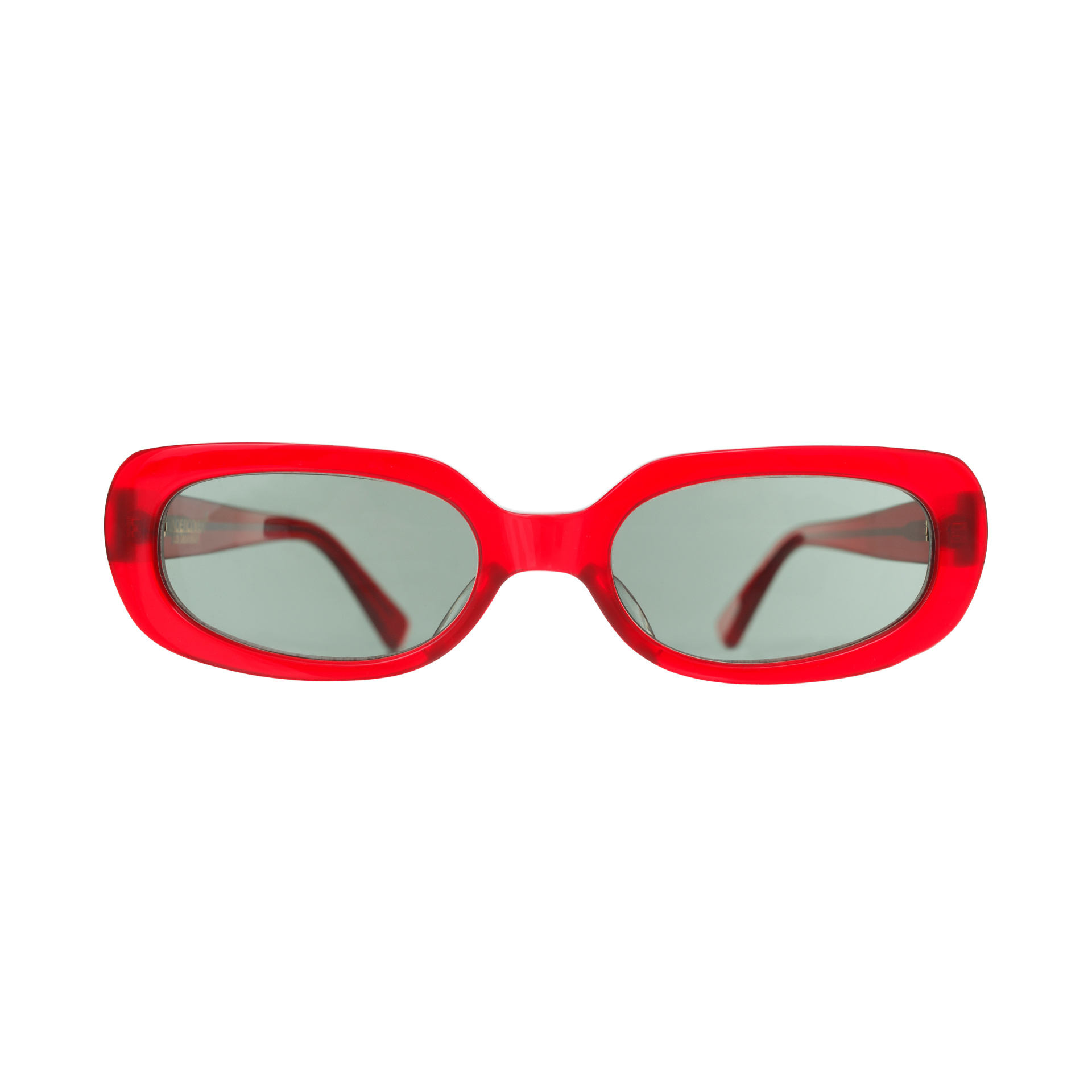 Undercover Овальные очки с красной оправой