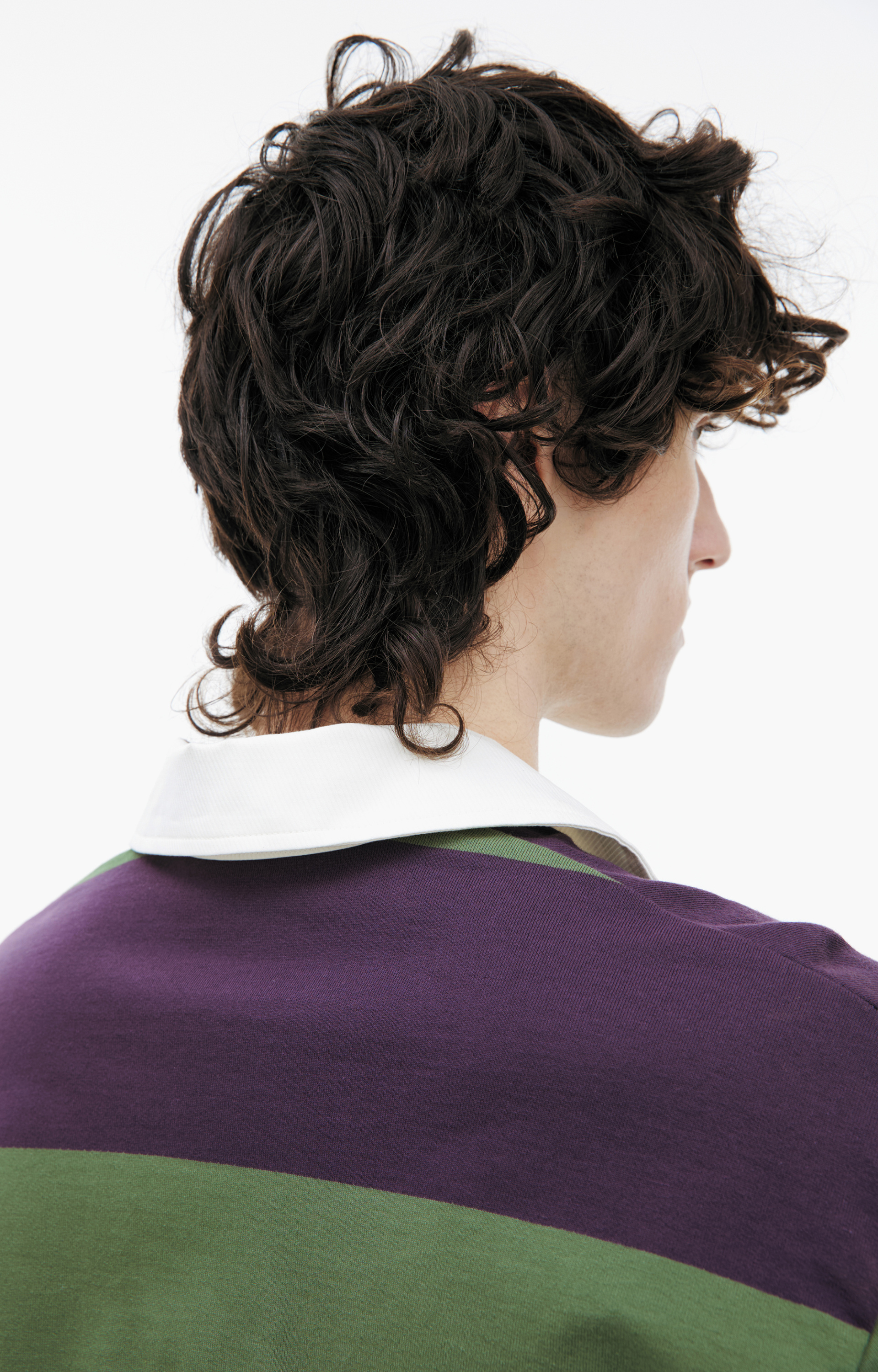 Dries Van Noten Хлопковое поло в полоску