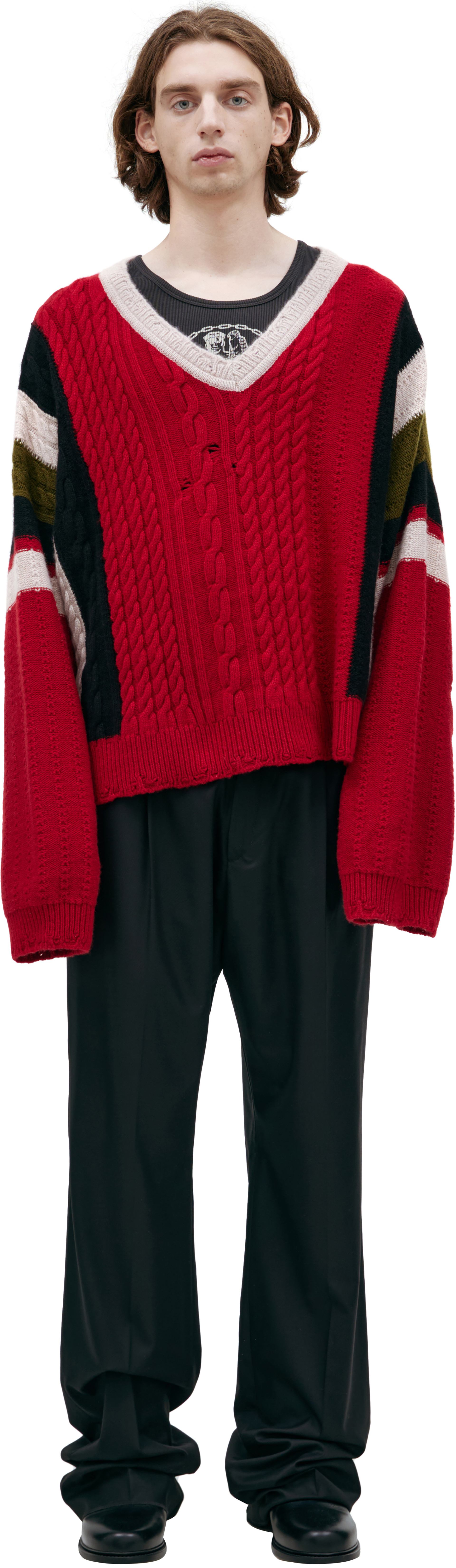 Enfants Riches Déprimés Свитер с V-вырезом