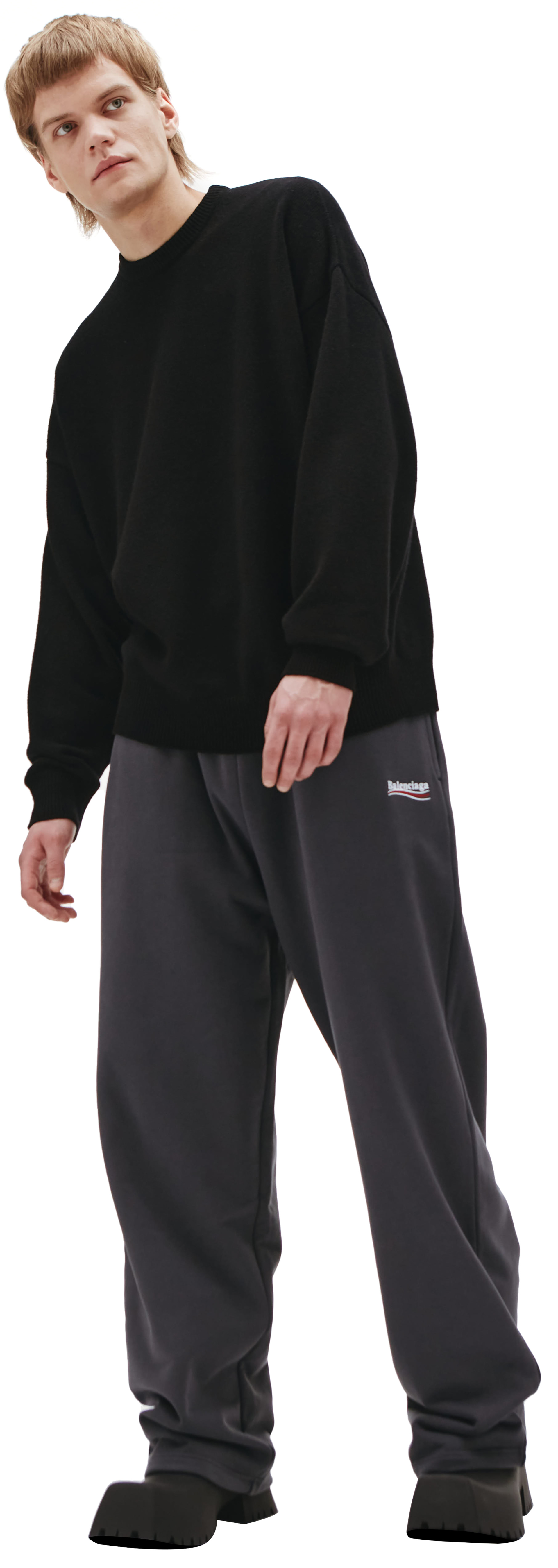 Balenciaga Черный свитер из кашемира