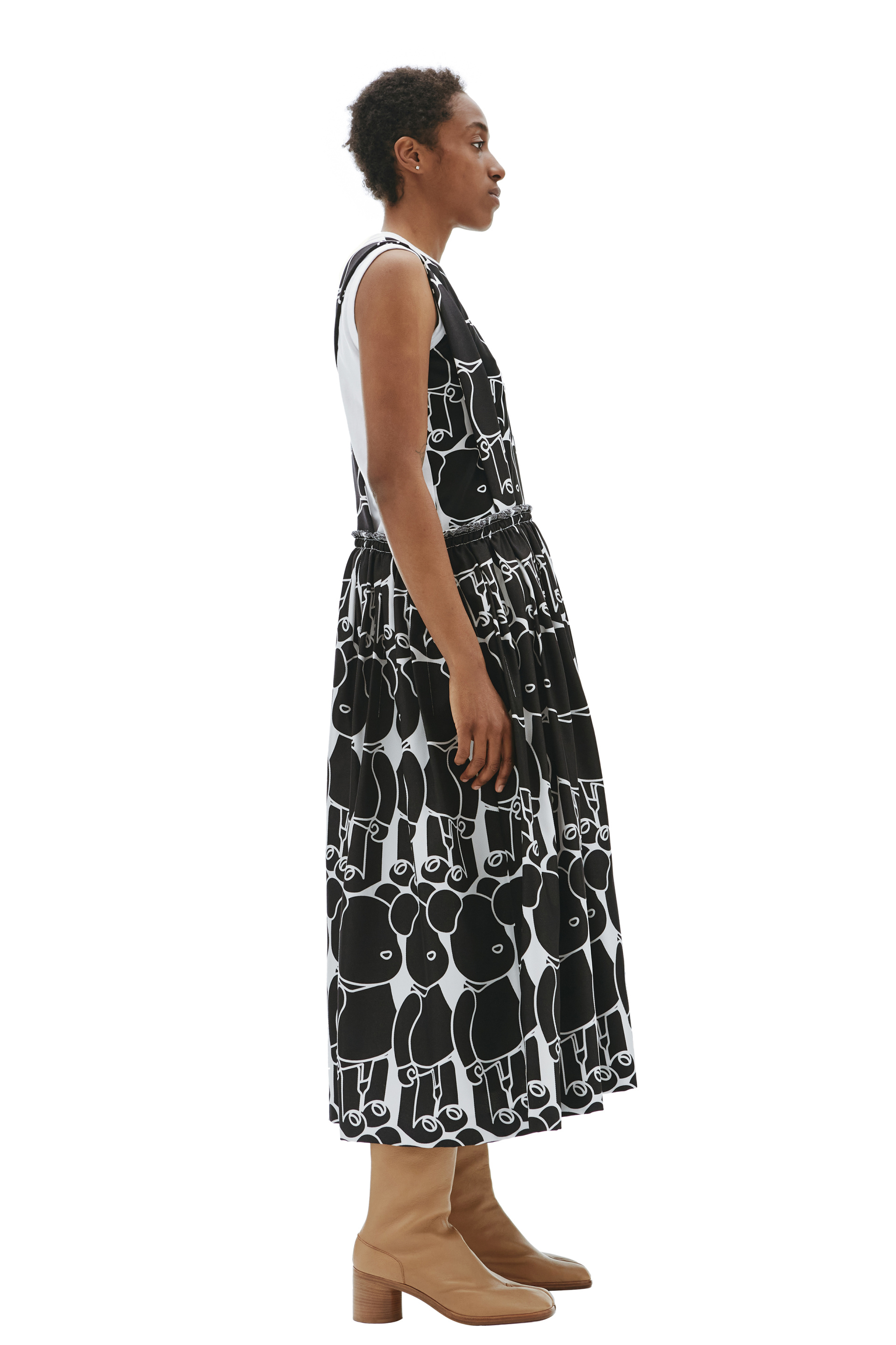 Comme des Garcons CdG Юбка с принтом Bearbrick