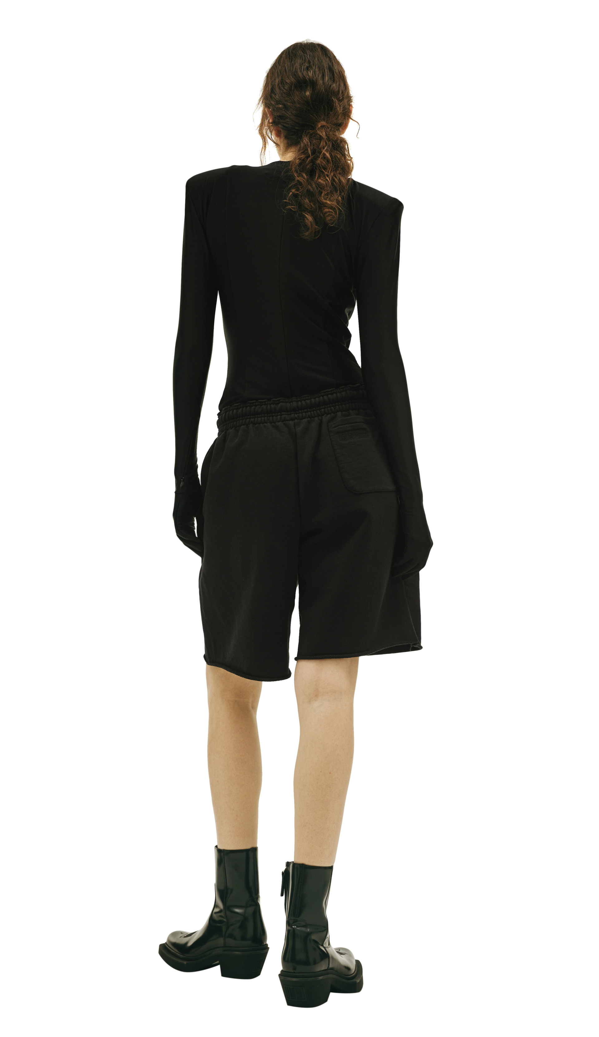 VETEMENTS Шорты с принтом анархия