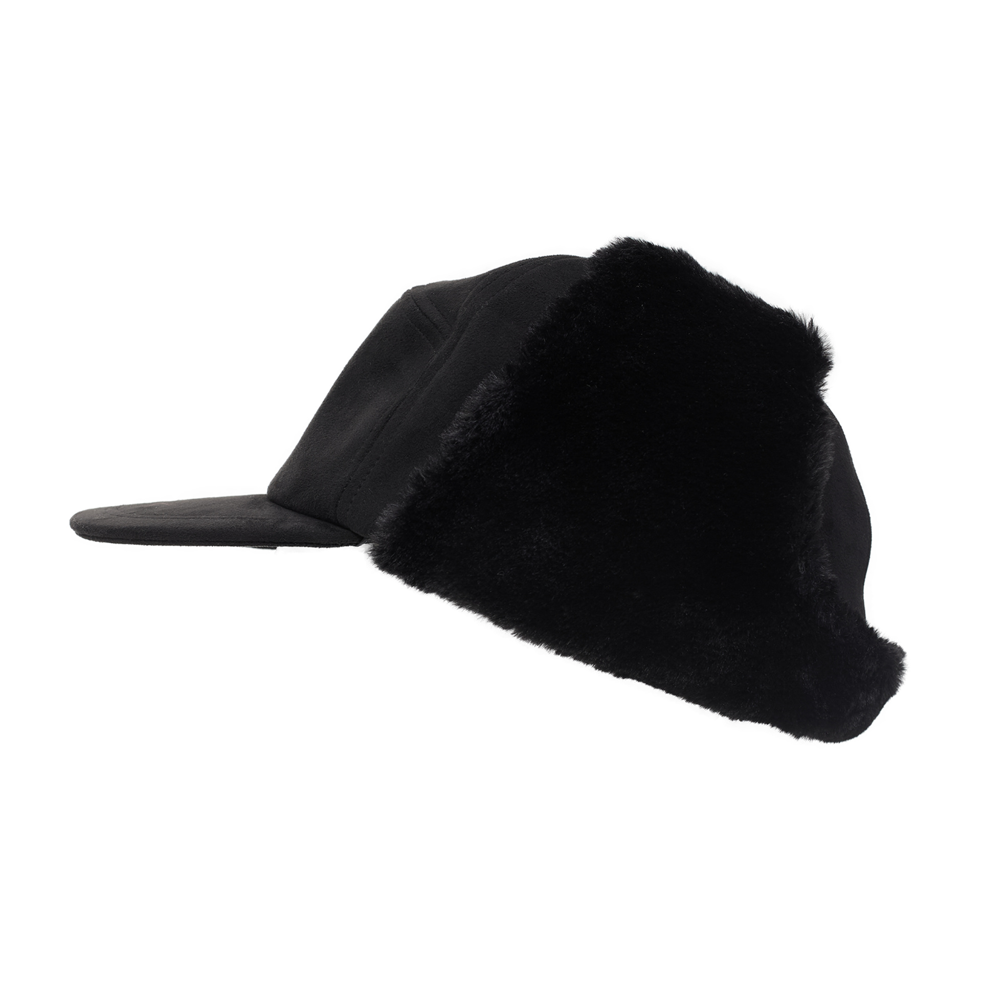 Mastermind WORLD Черная кепка-ушанка