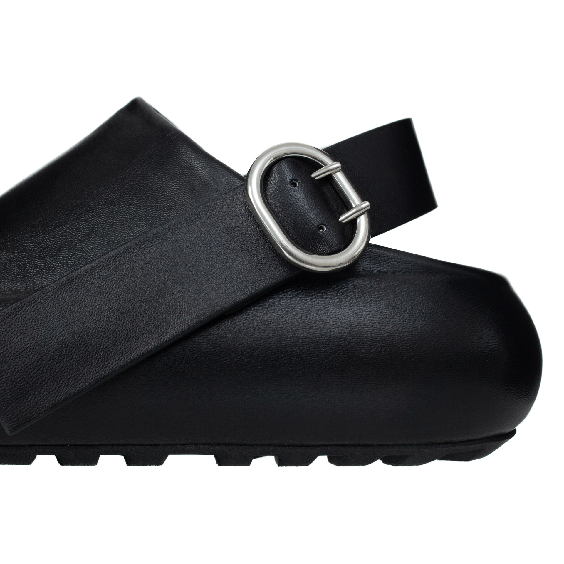 Jil Sander Кожаные сандалии на платформе