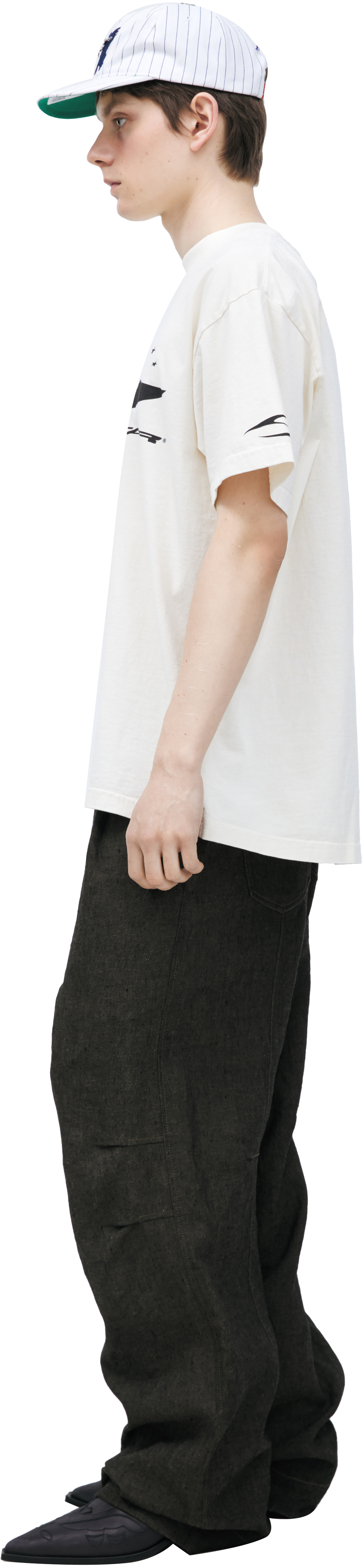 Hellstar Белая футболка с логотипом