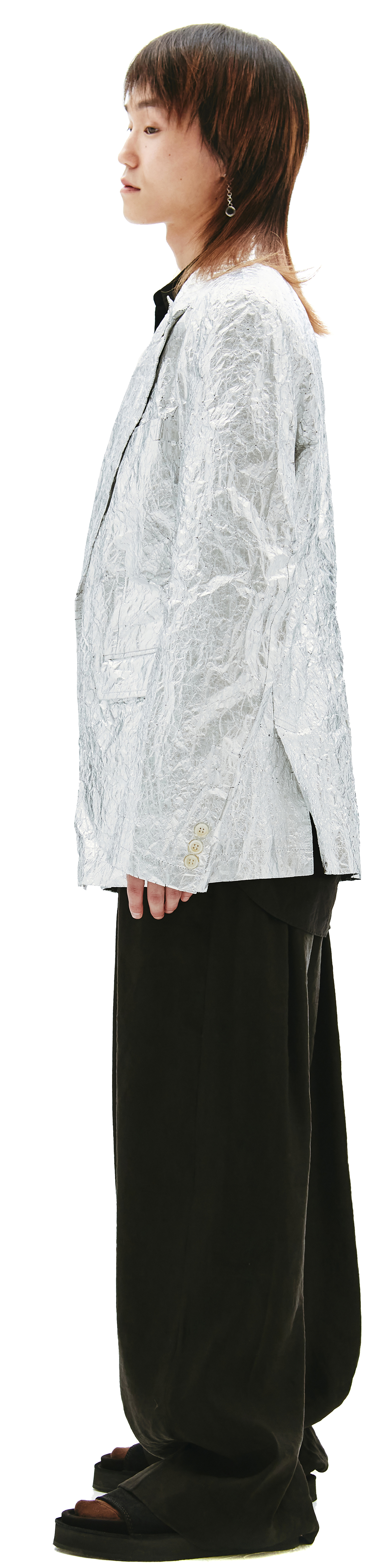 Comme des Garcons Homme plus Серебристый пиджак