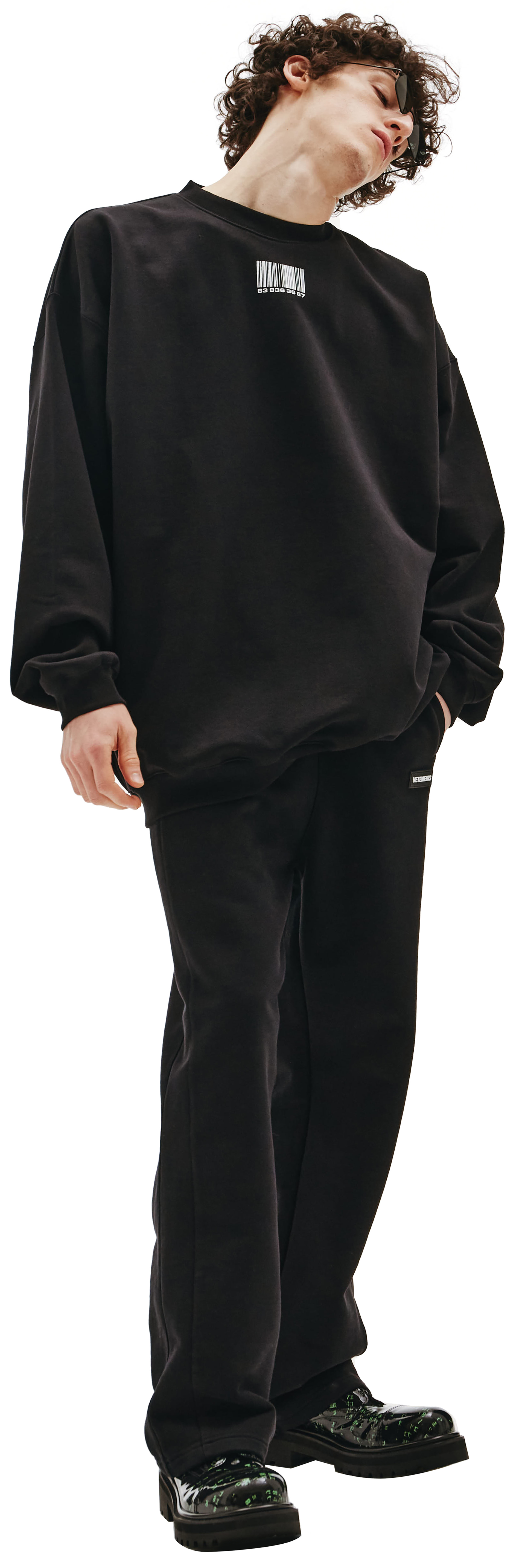 VTMNTS Свитшот с принтом штрихкода