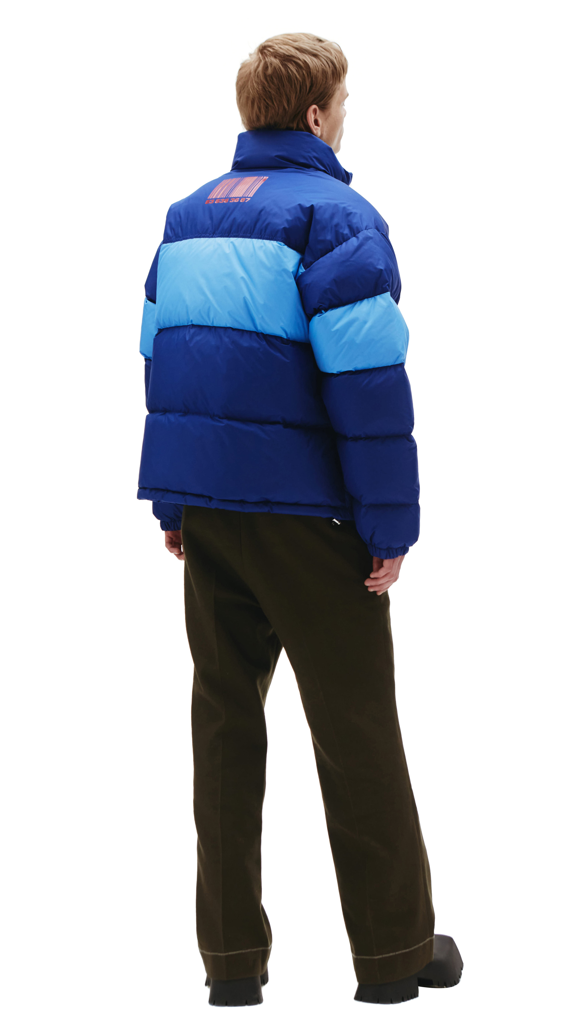 VTMNTS Синий пуховик с логотипом