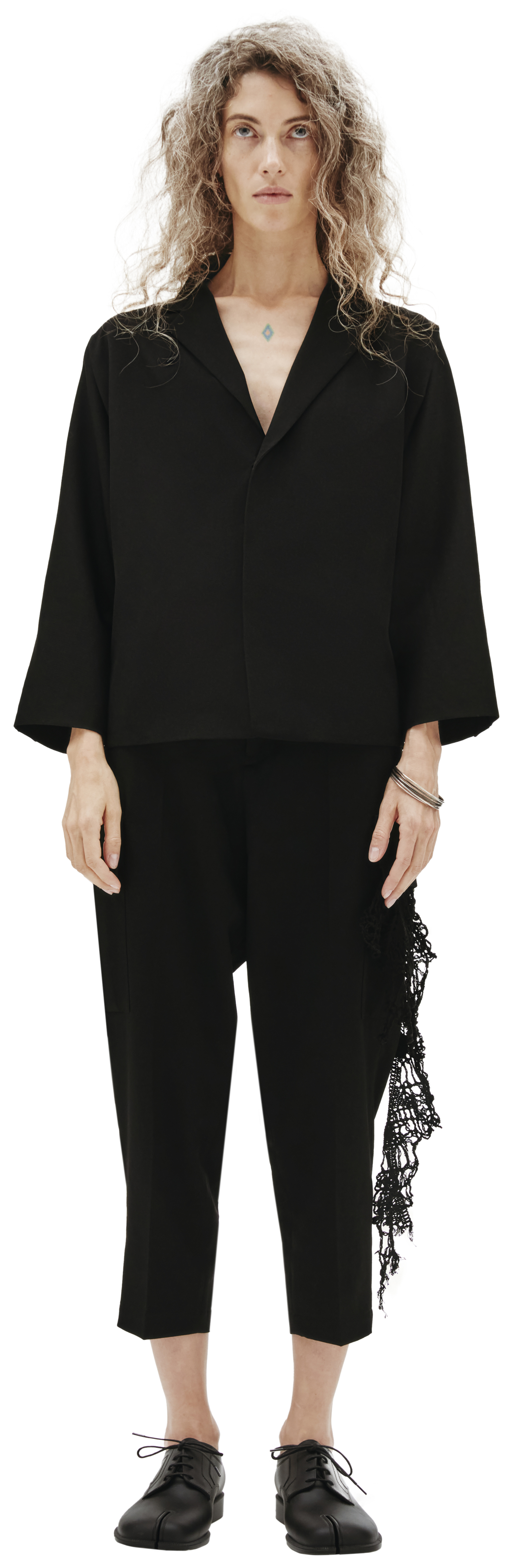 Y\'s Укороченный жакет из шерсти