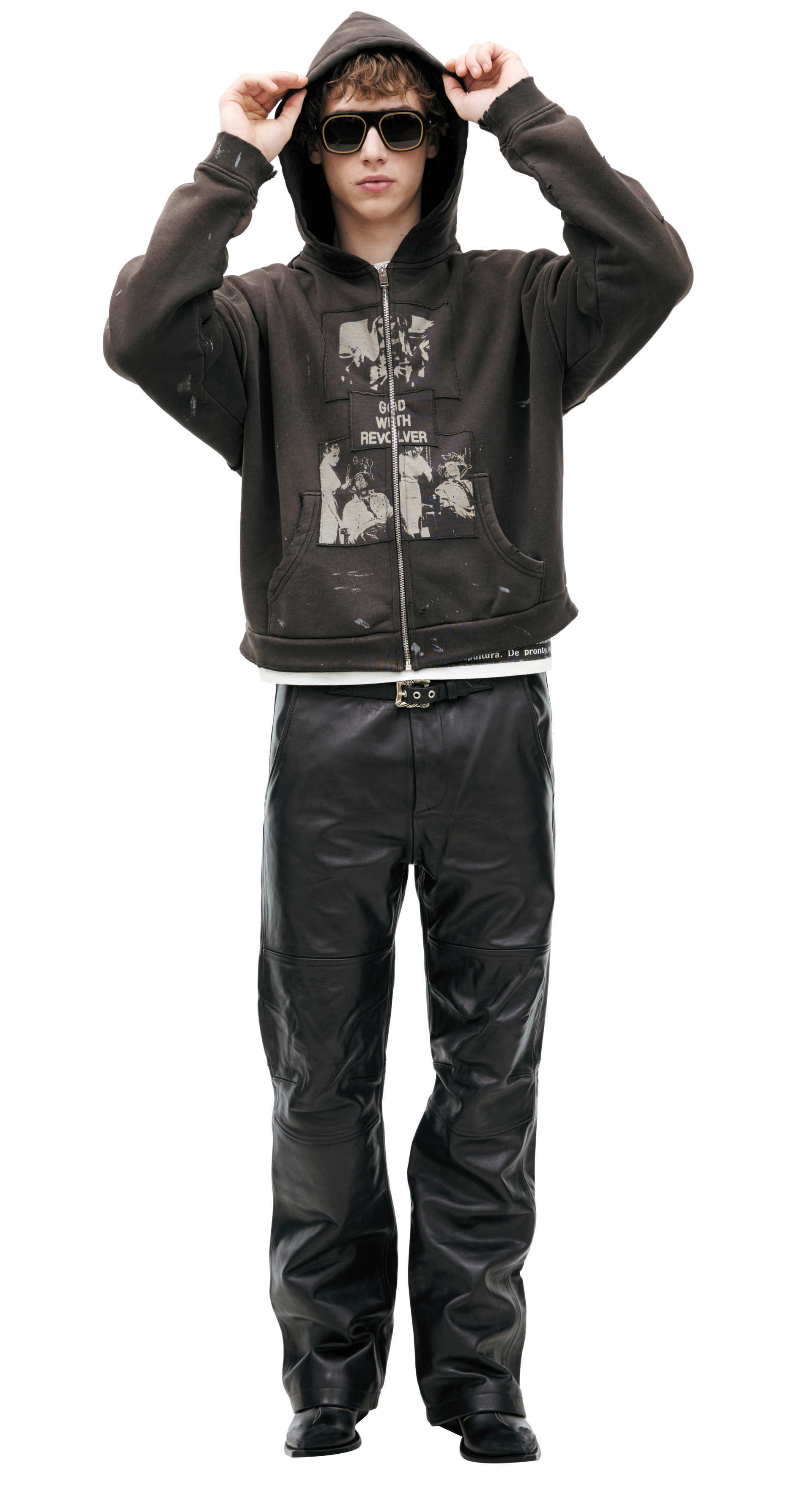 Enfants Riches Déprimés Хлопковое худи на молнии