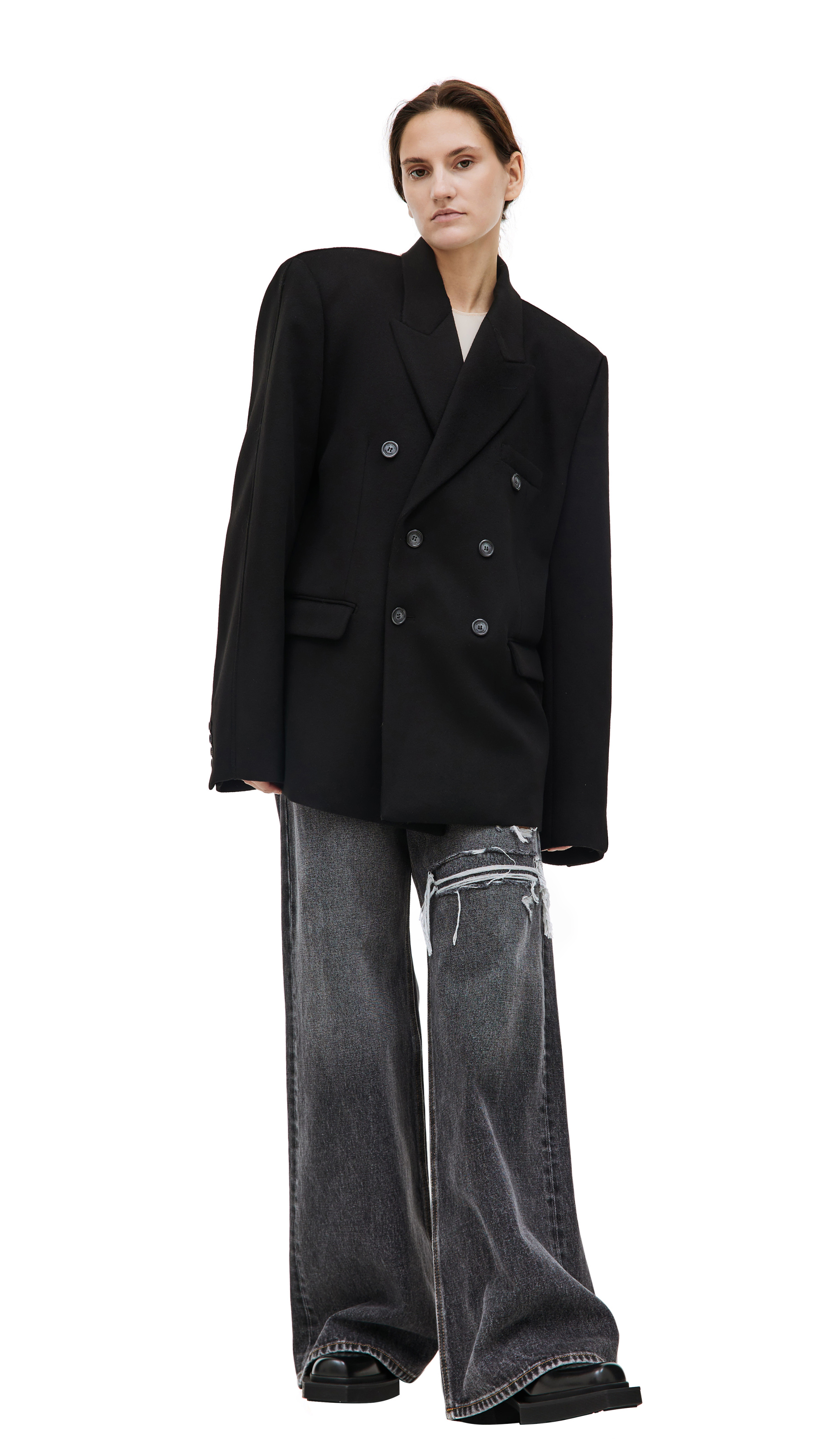 VTMNTS Двубортный пиджак из шерсти