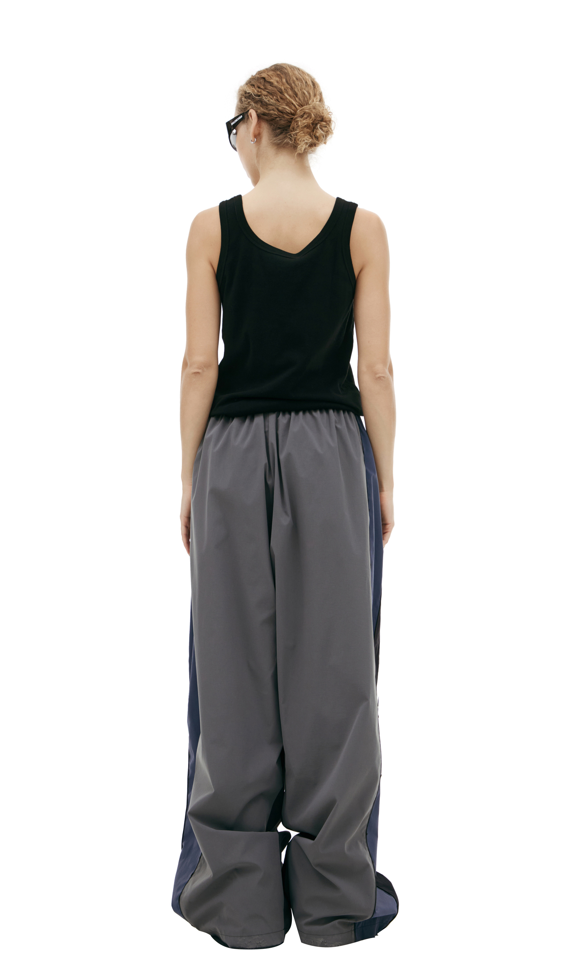 Balenciaga Комбинированные брюки с логотипом