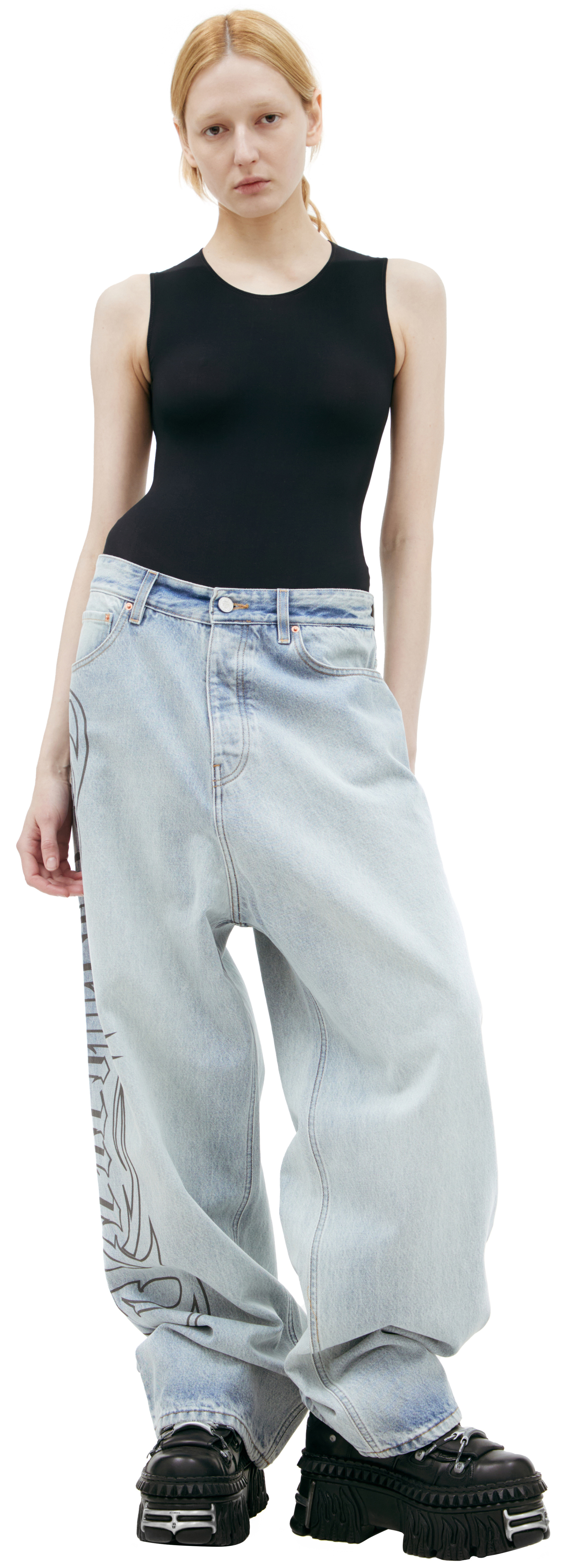 VETEMENTS Джинсы с логотипом