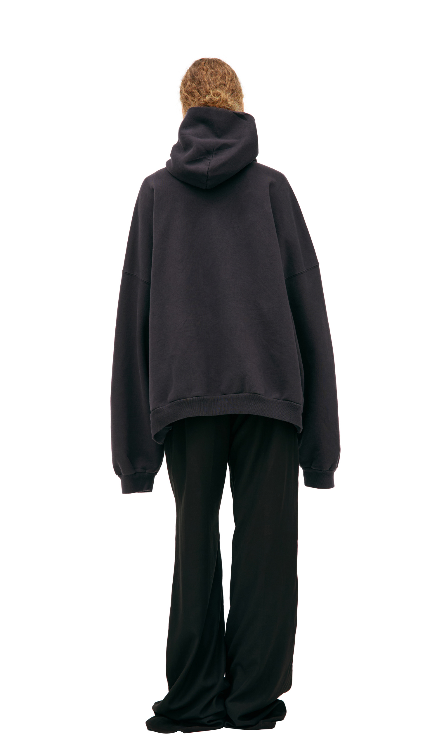 Balenciaga Черное худи \'Keep Calm\'