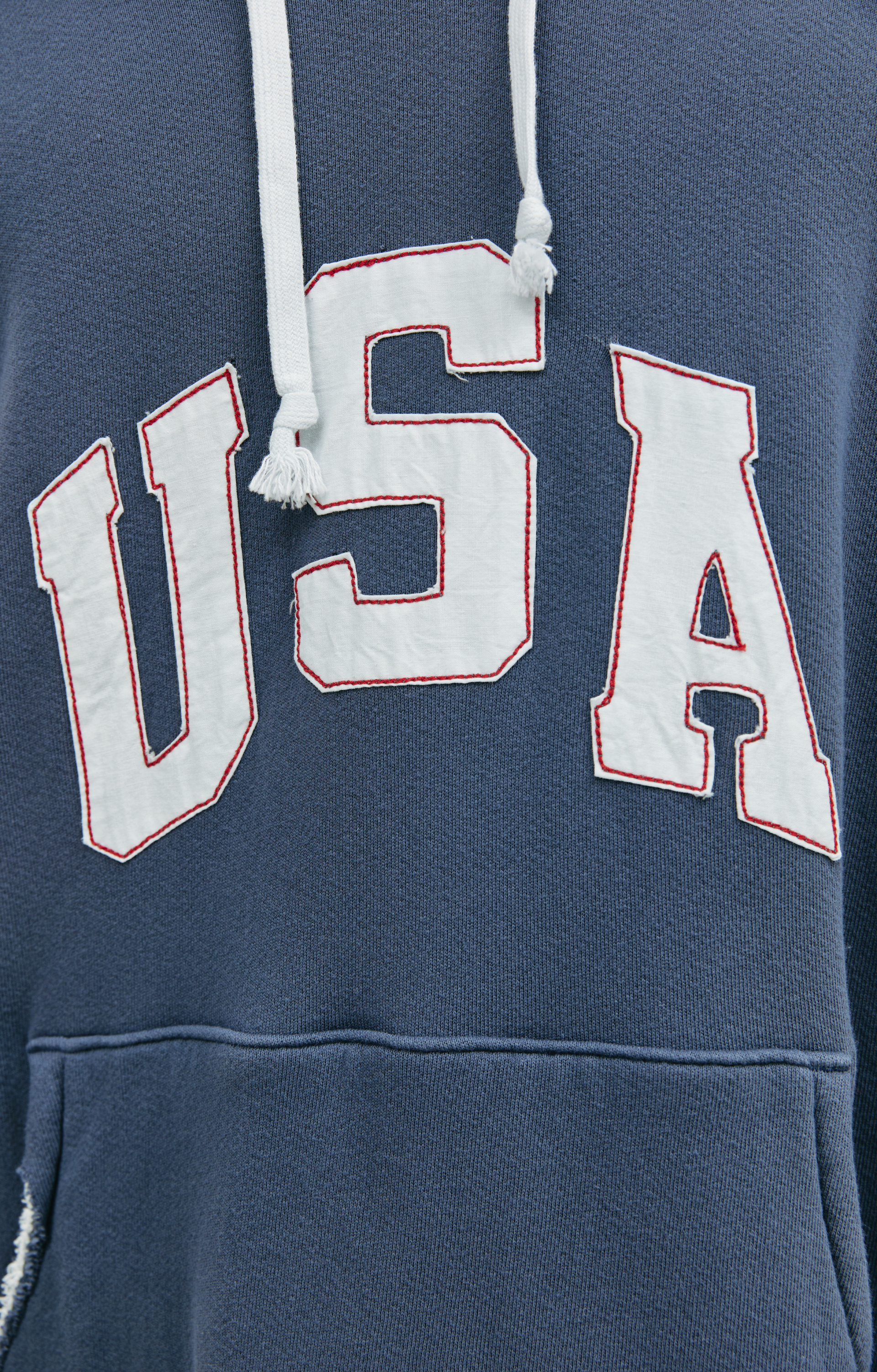 Greg Lauren Комбинированное худи USA