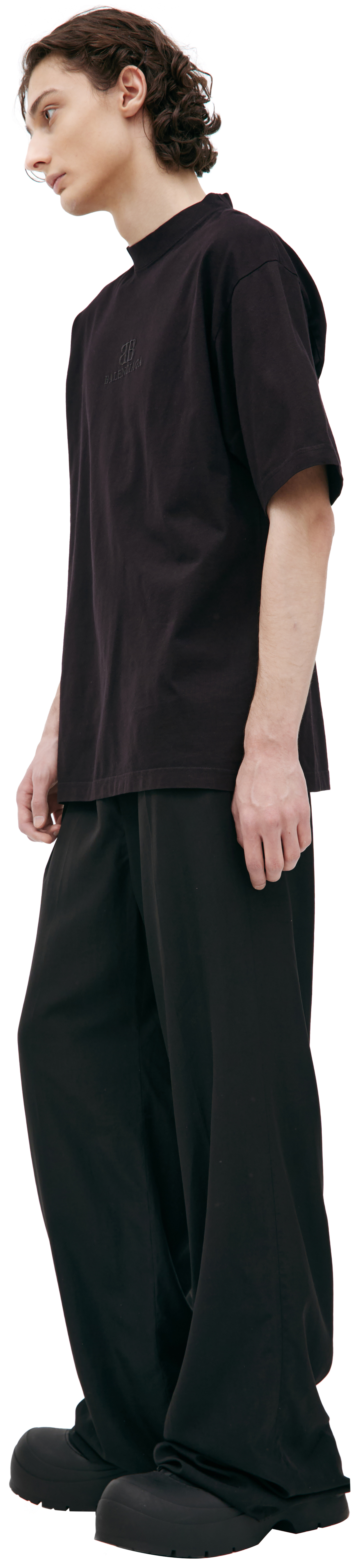 Balenciaga Футболка с вышитым логотипом