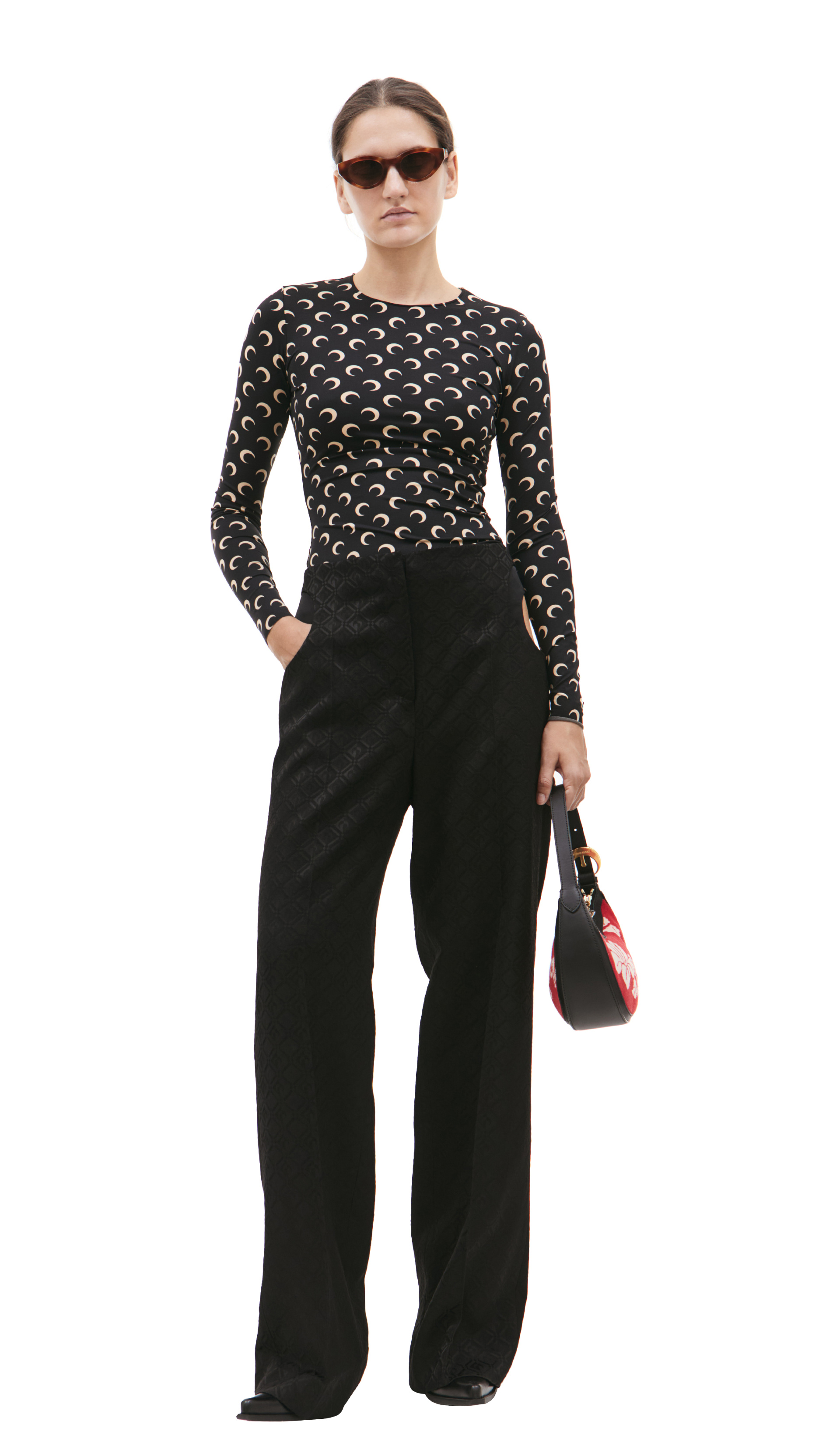 MARINE SERRE Комбинированная сумка Eclips