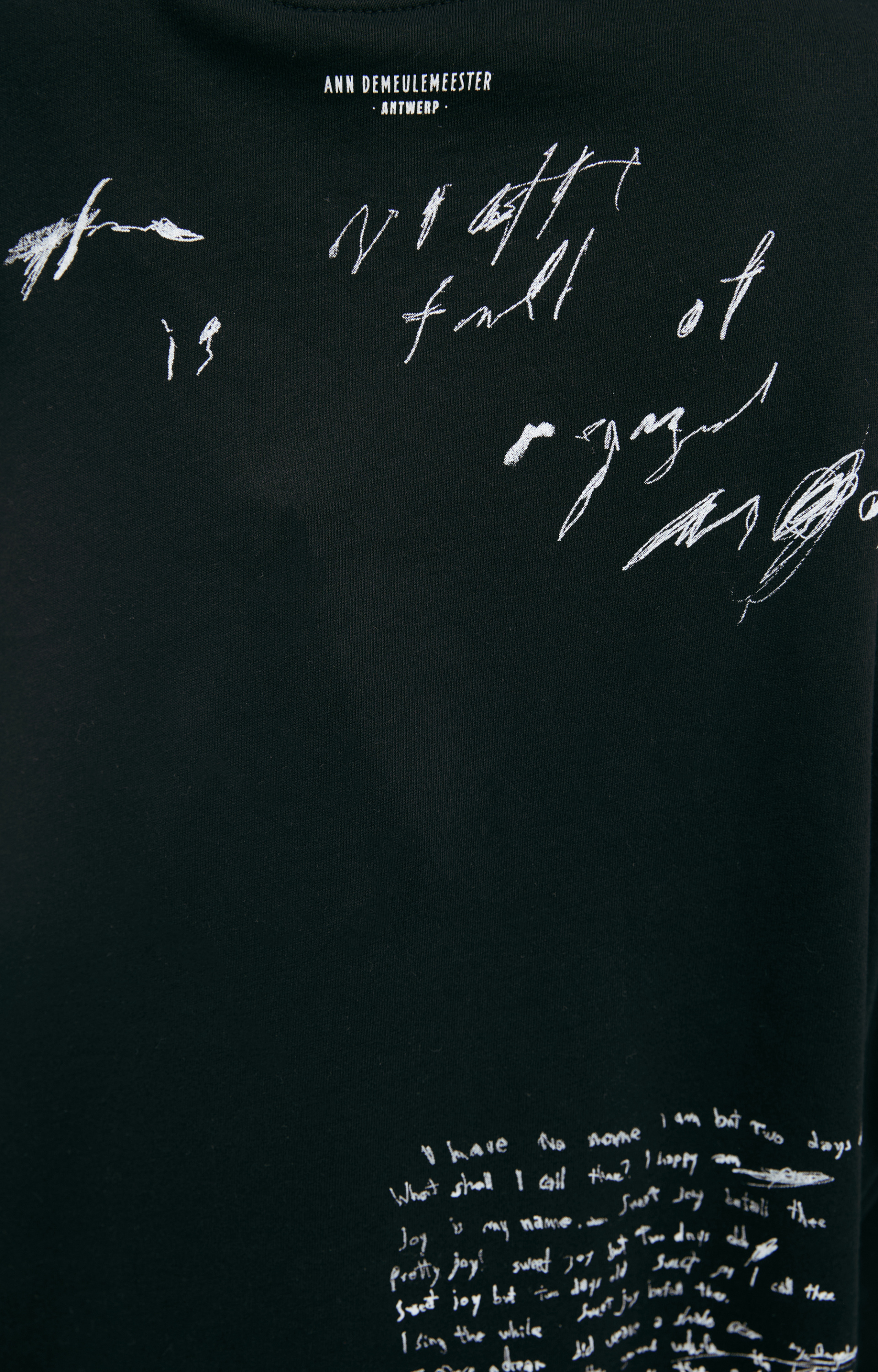 Ann Demeulemeester Лонгслив с абстрактным принтом