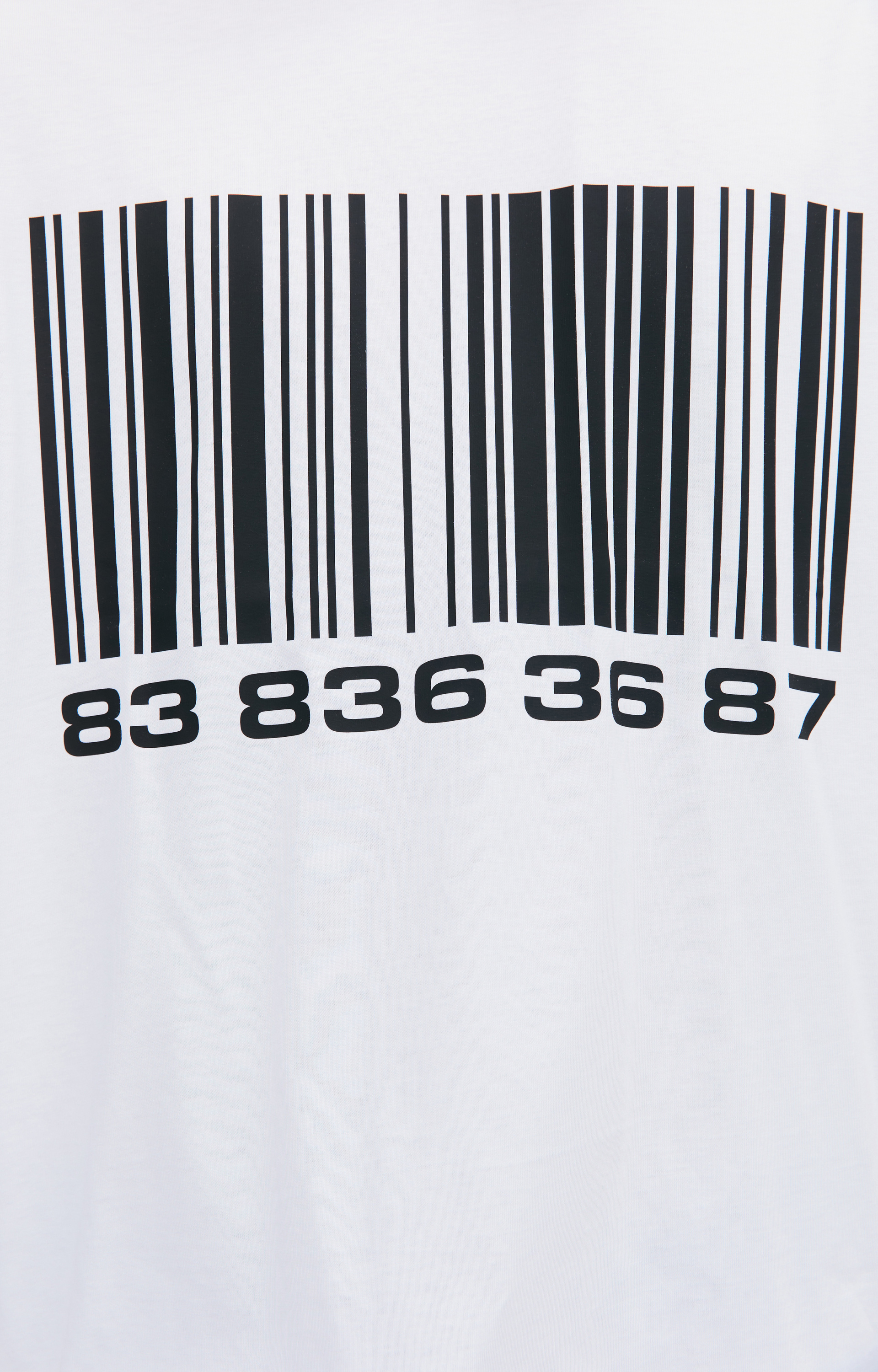 VTMNTS Футболка с принтом Barcode