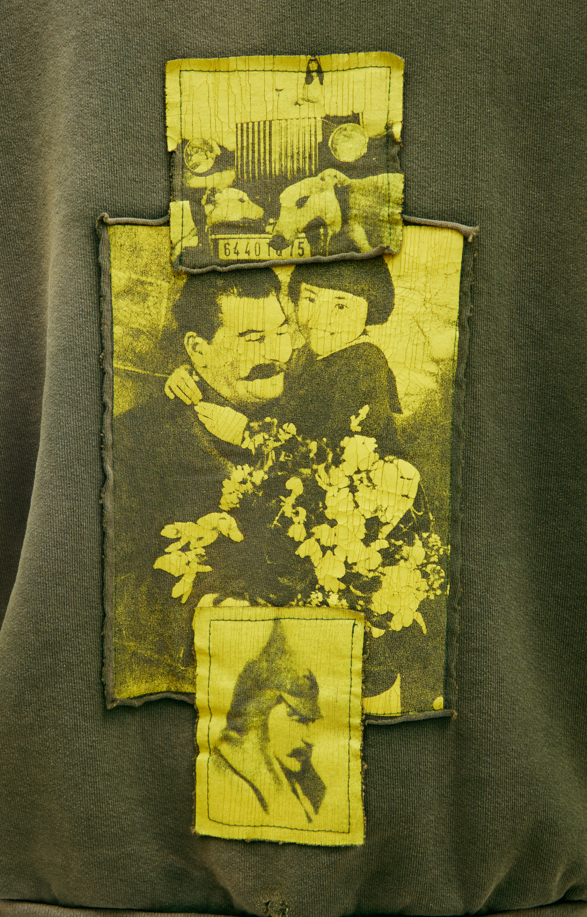 Enfants Riches Déprimés Хаки худи на молнии