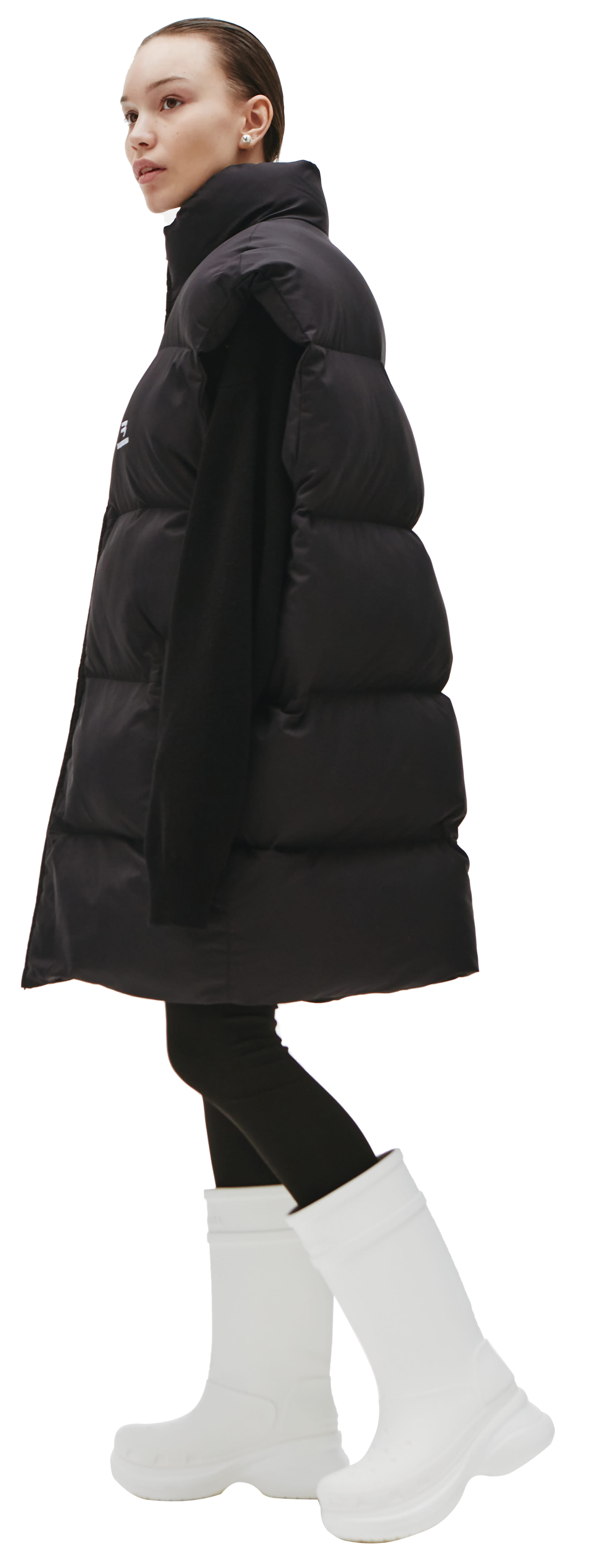 Balenciaga Оверсайз жилет с вышивкой логотипа