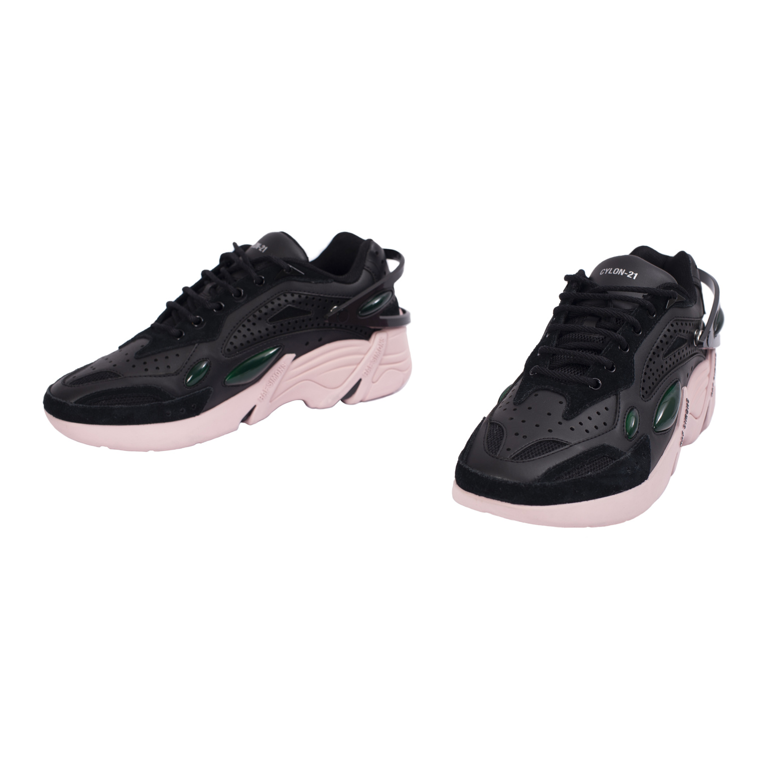 Raf Simons Кожаные кроссовки Cylon-21