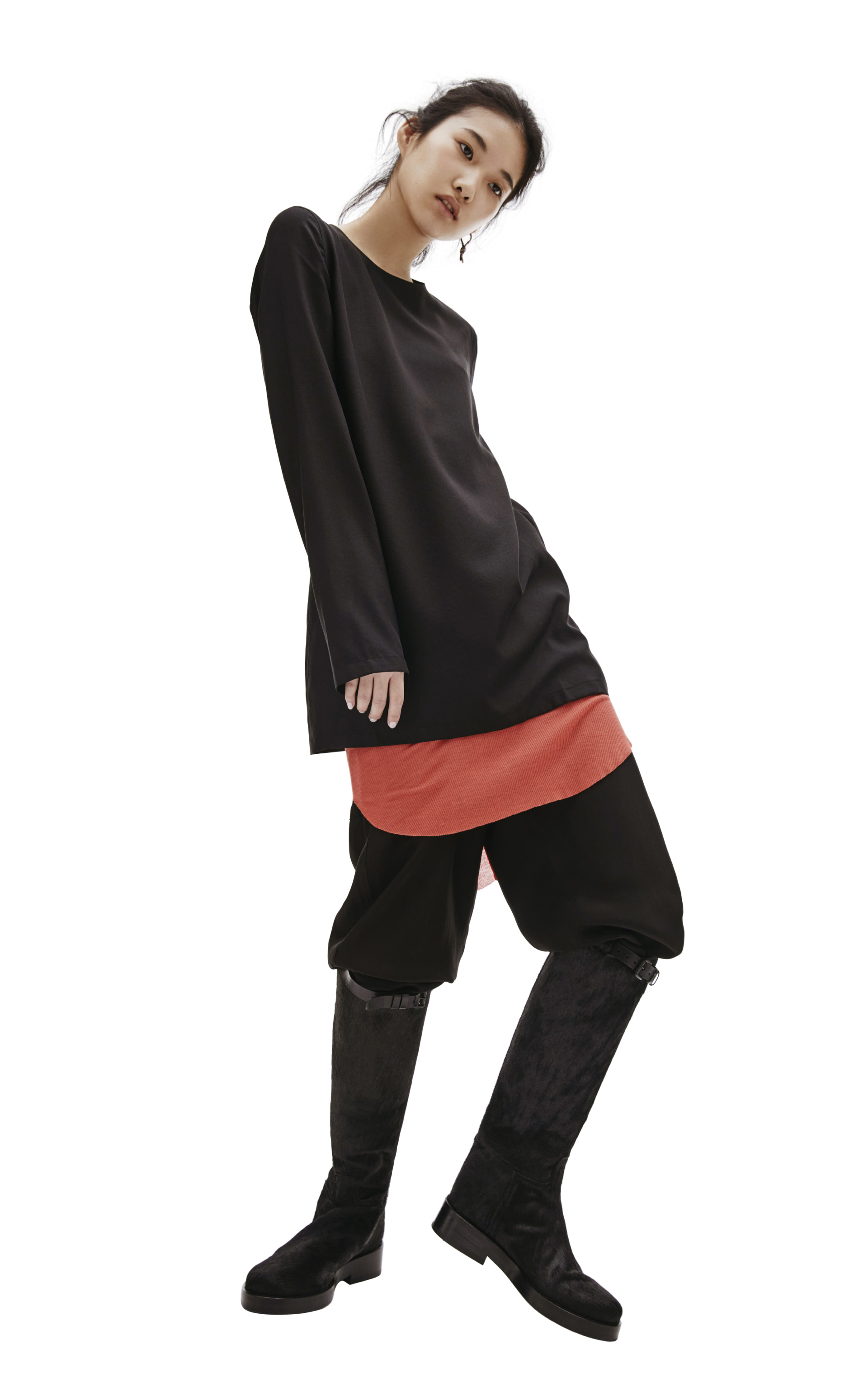 Ann Demeulemeester Топ из шерсти и шелка