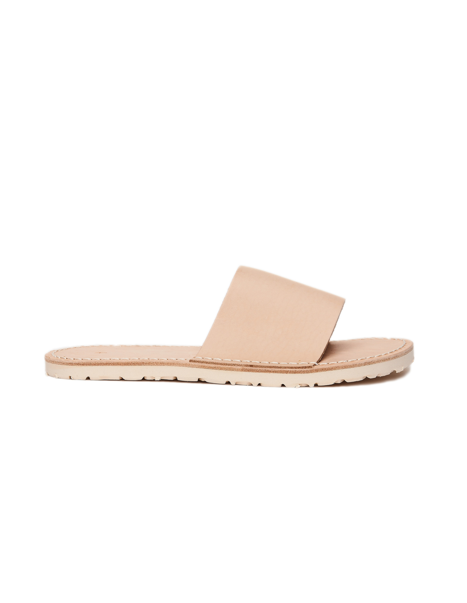 Hender Scheme Тапки Atelier из бежевой кожи