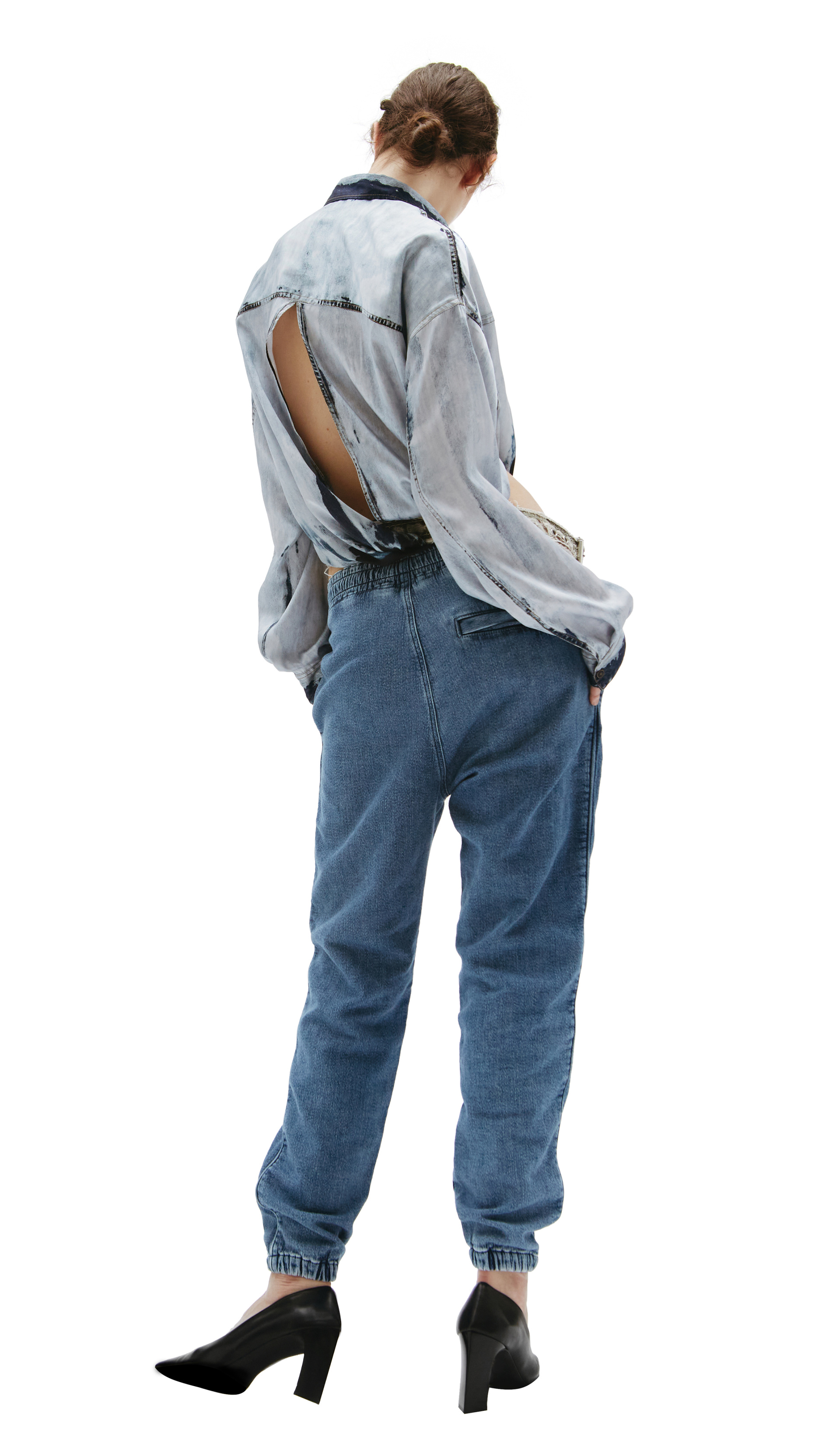 Diesel Джинсы с вышивкой логотипа