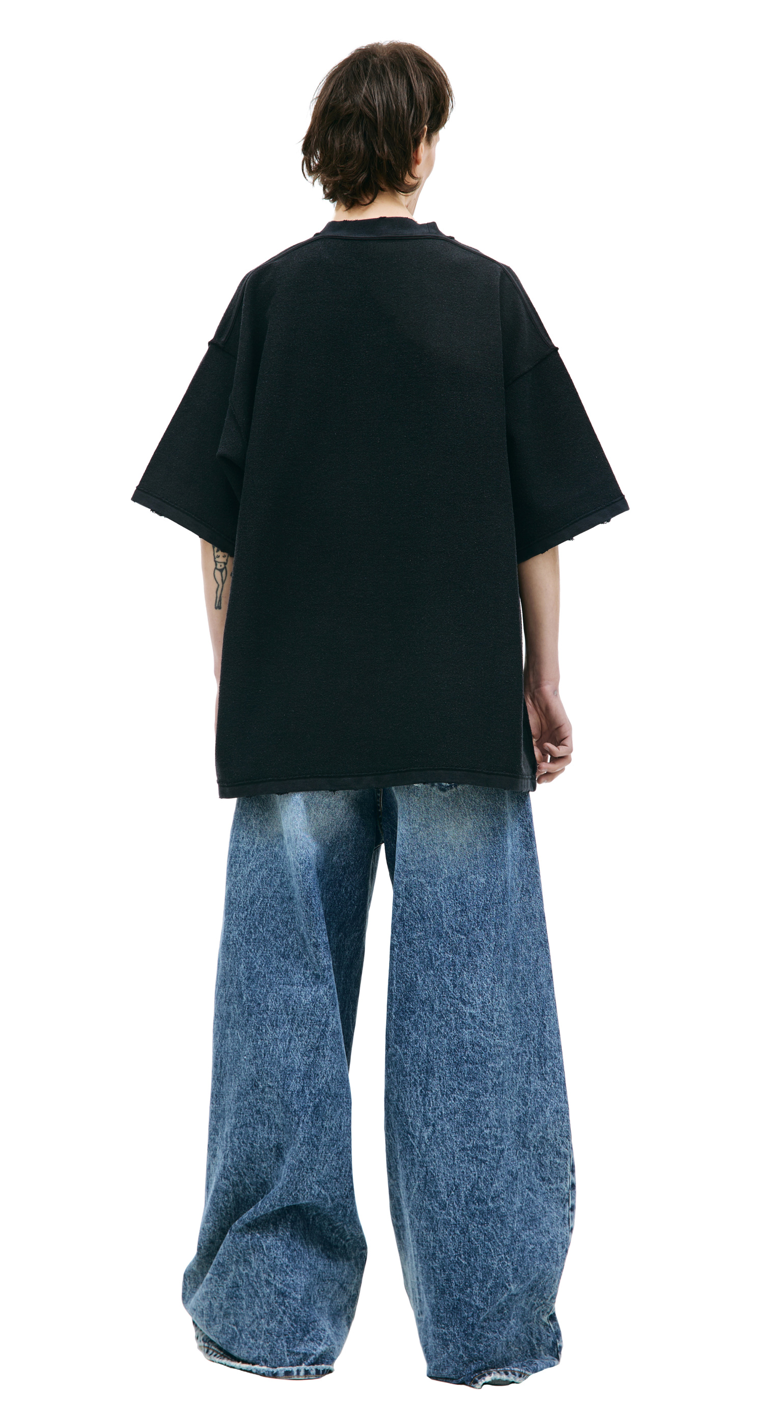 VETEMENTS Оверсайз футболка наизнанку