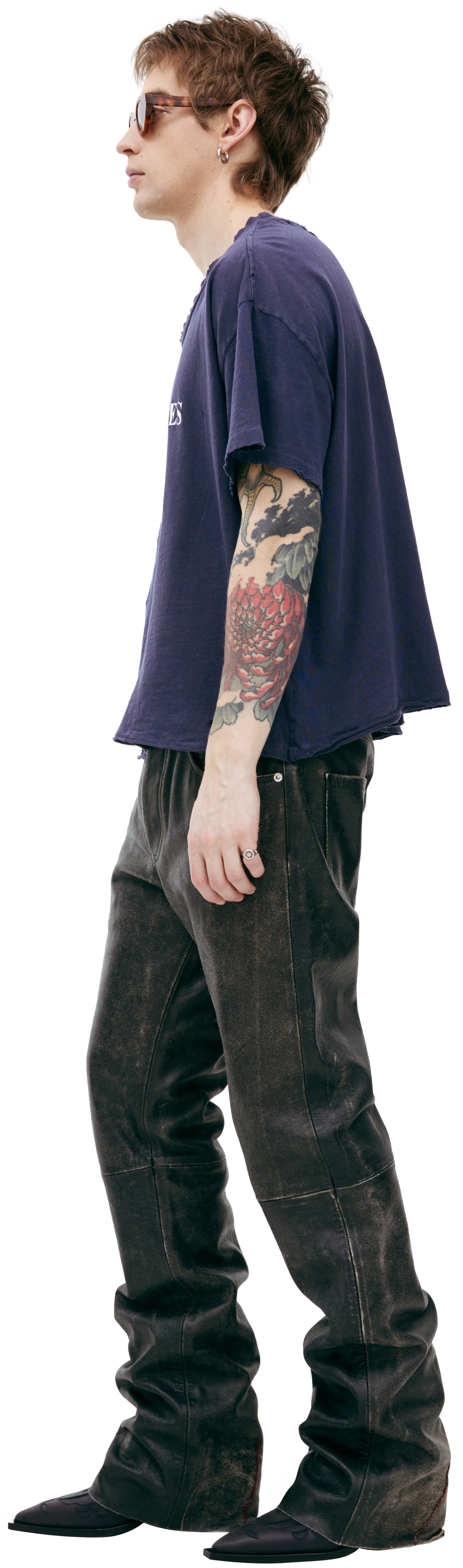 Enfants Riches Déprimés Рваная футболка с логотипом