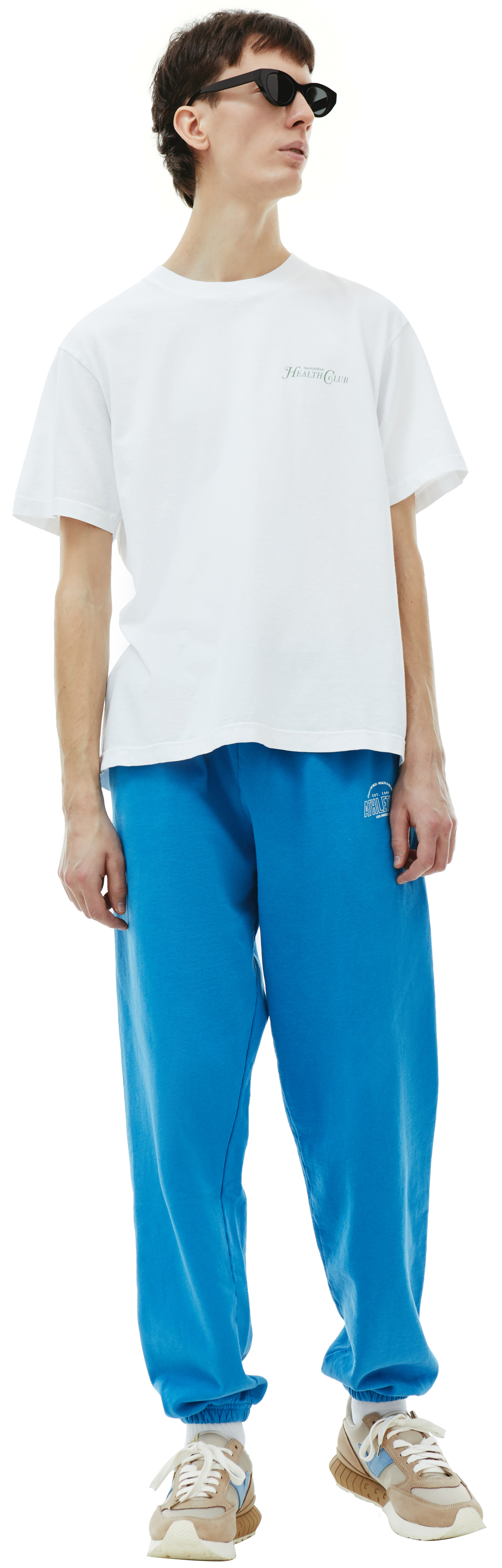 SPORTY & RICH Белая футболка Rizzoli