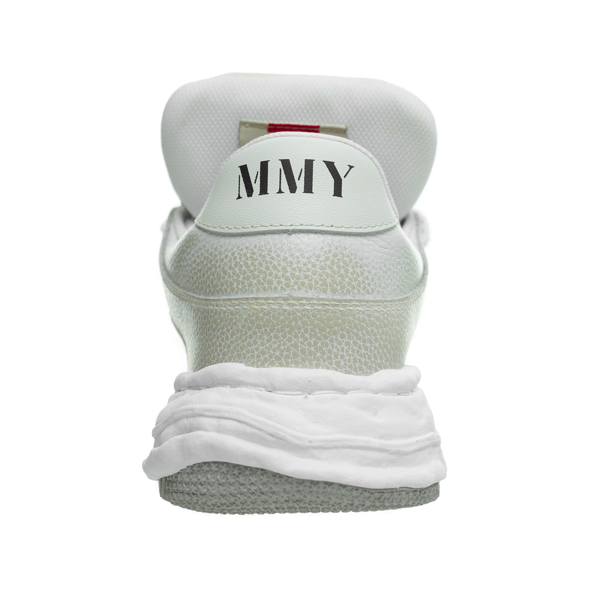 Maison Mihara Yasuhiro Серые кеды из кожи