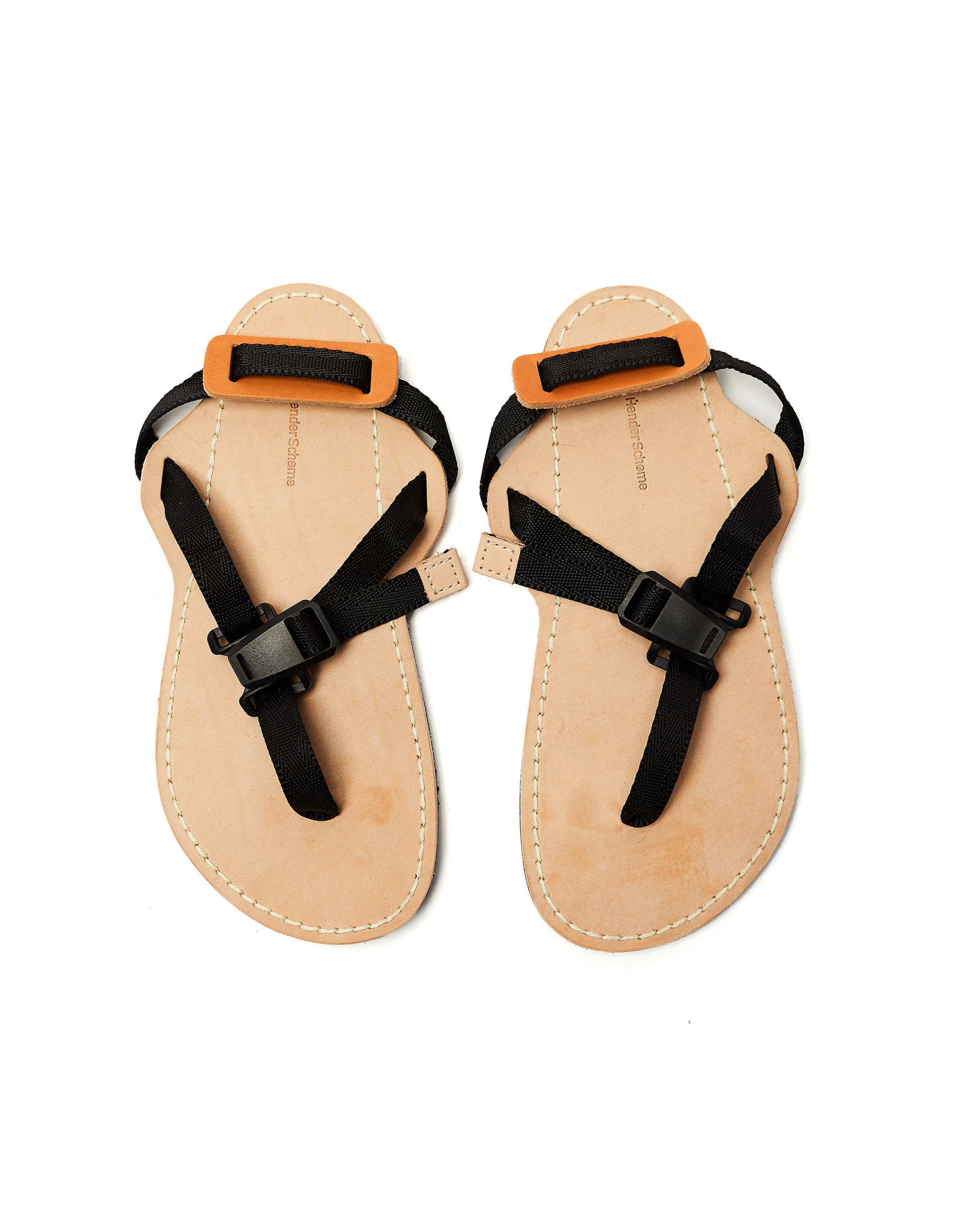 Hender Scheme Кожаные сандалии Devise Strap