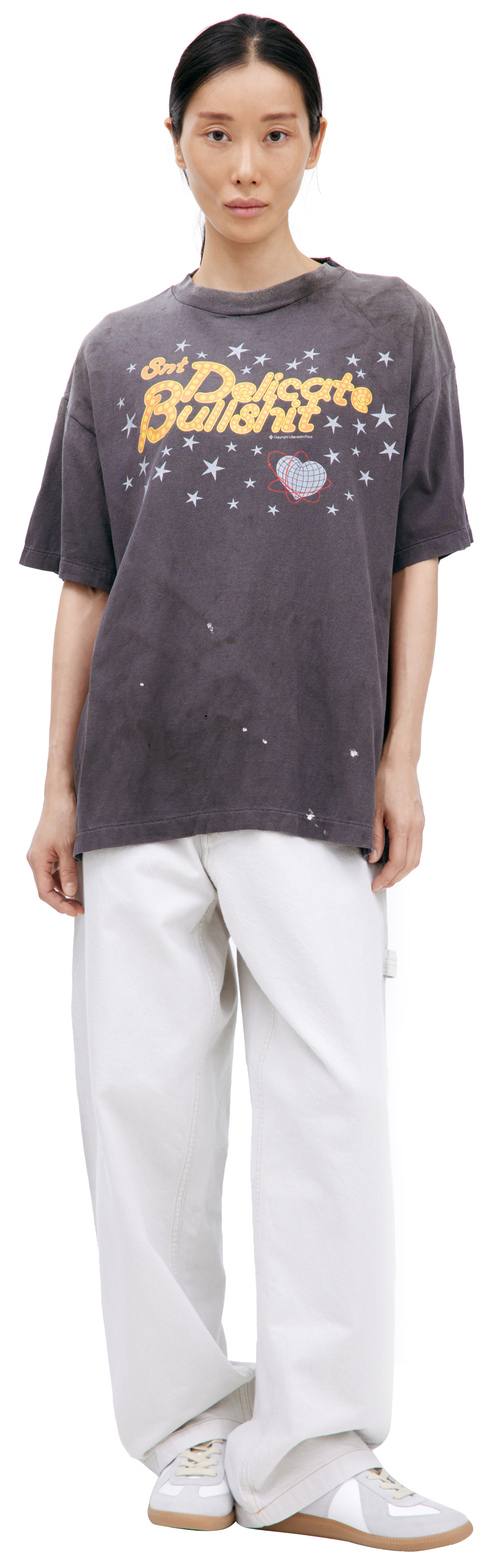 Saint Mxxxxxx Футболка \'DELICATE BULLSHIT\'