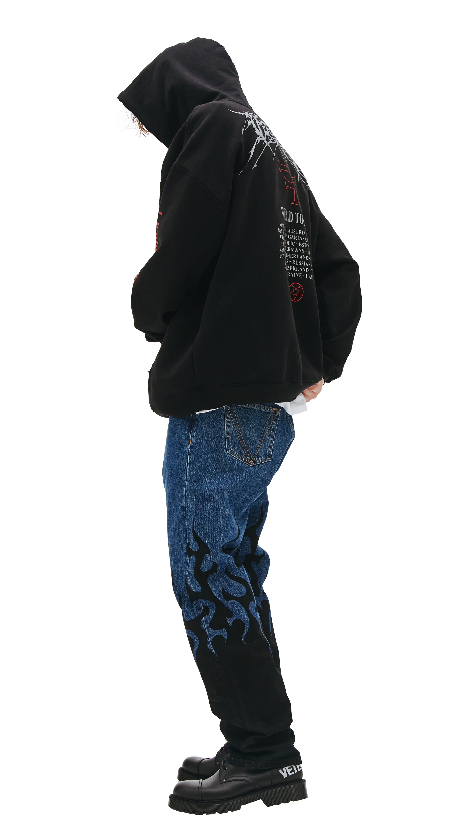 VETEMENTS Худи World Tour с патчами