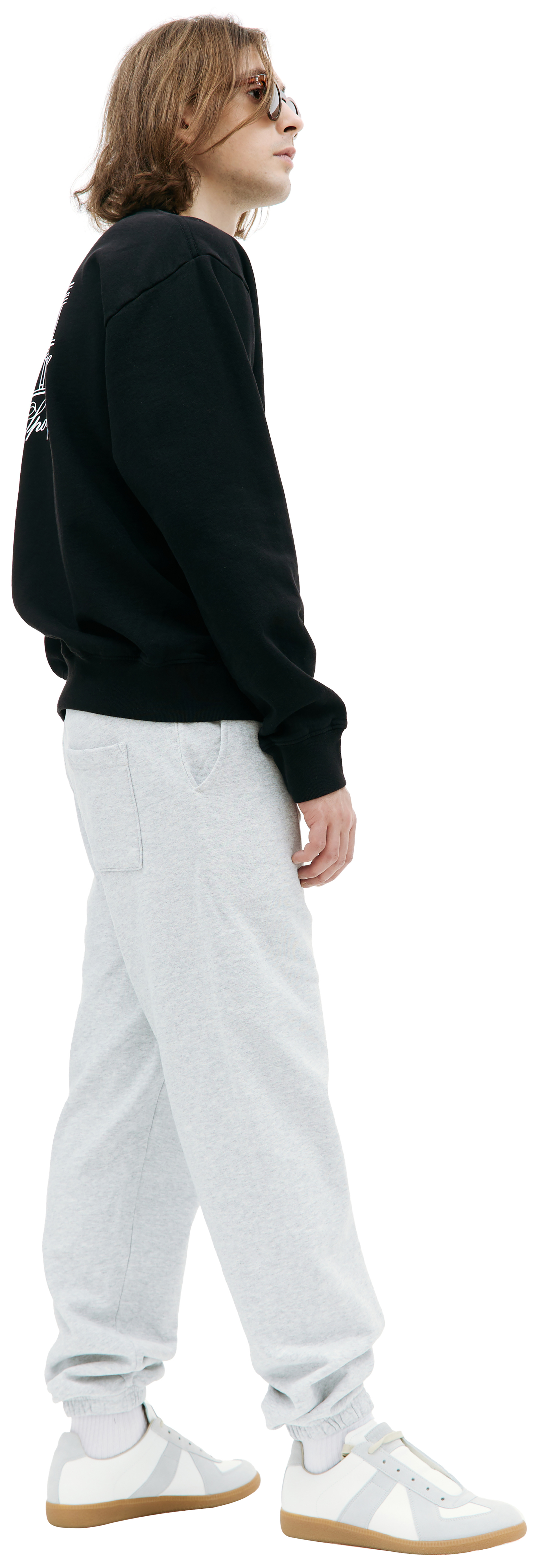 SPORTY & RICH Черный свитшот с принтом \'Country Club\'