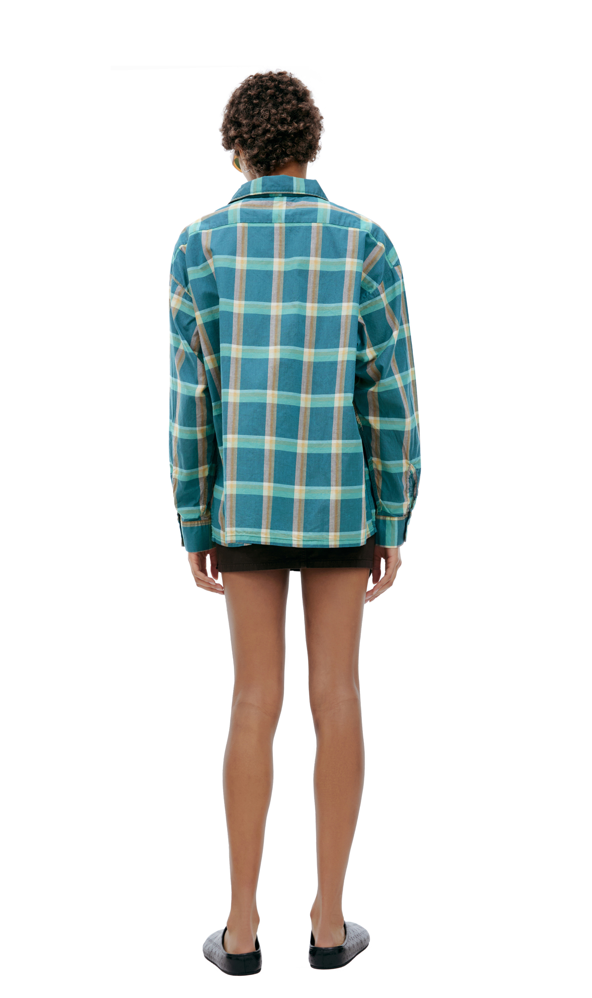 Saint Mxxxxxx Зеленая рубашка в клетку