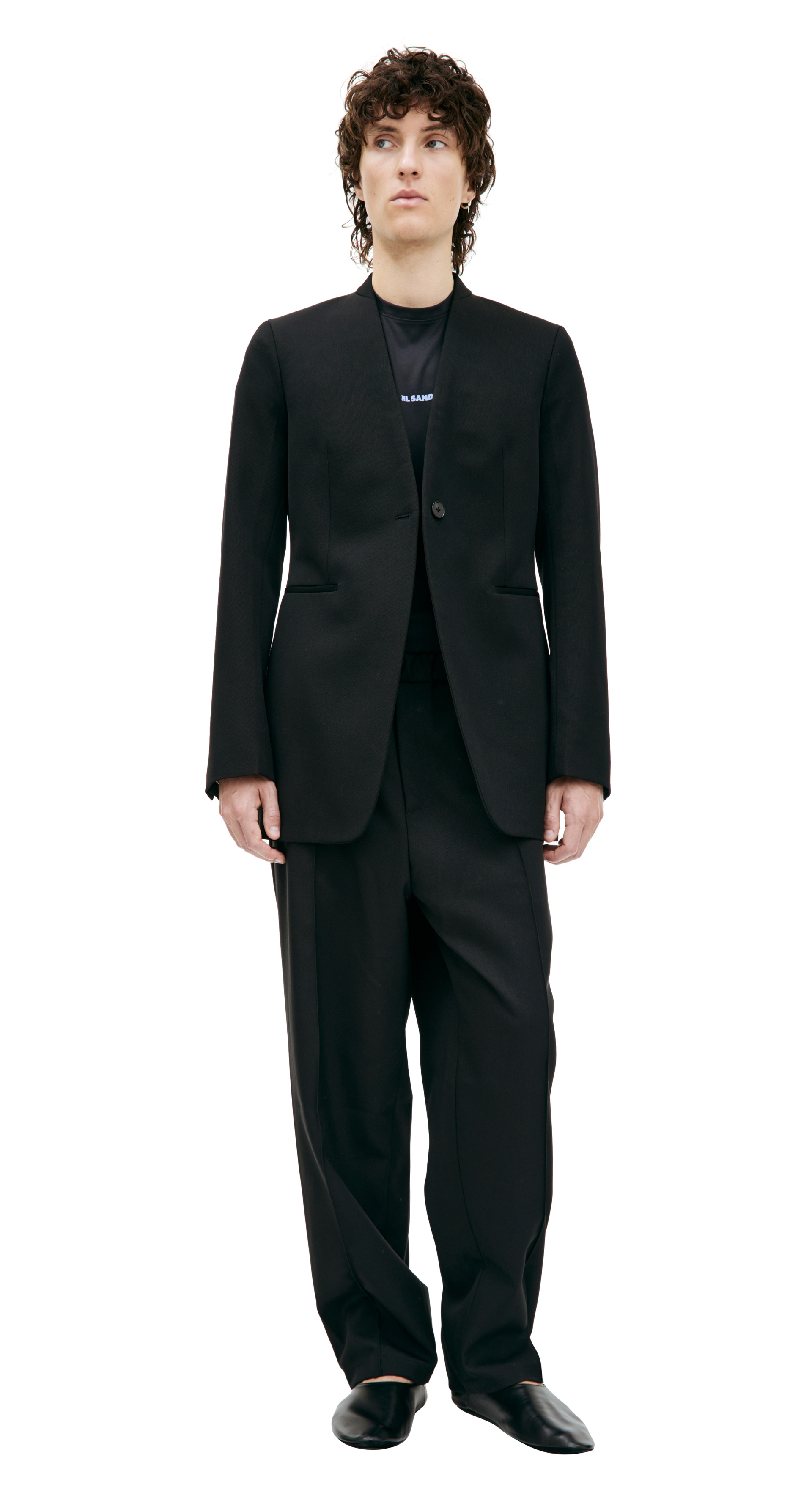 Jil Sander Шерстяной пиджак с одной пуговицей