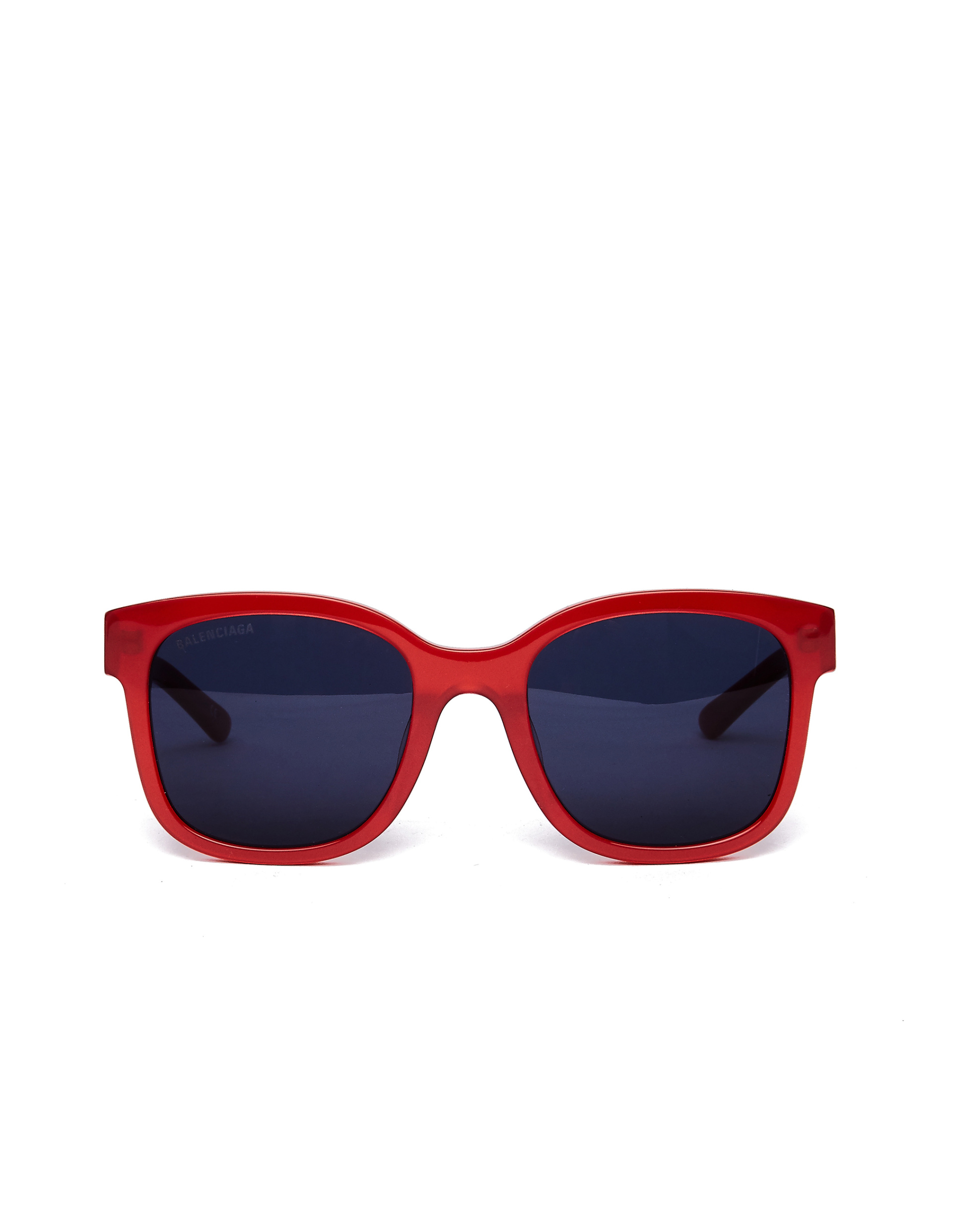 Balenciaga Очки в красной квадратной оправе