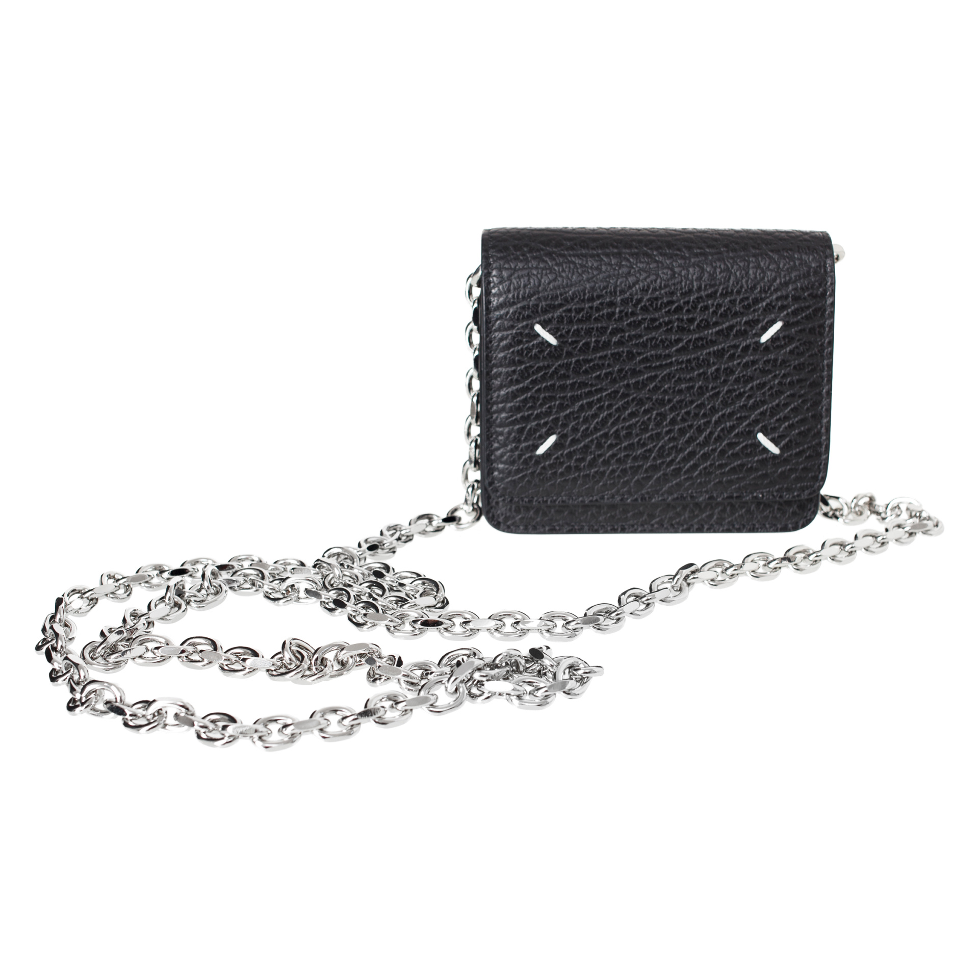 Maison Margiela Кожаный кошелек на цепочке