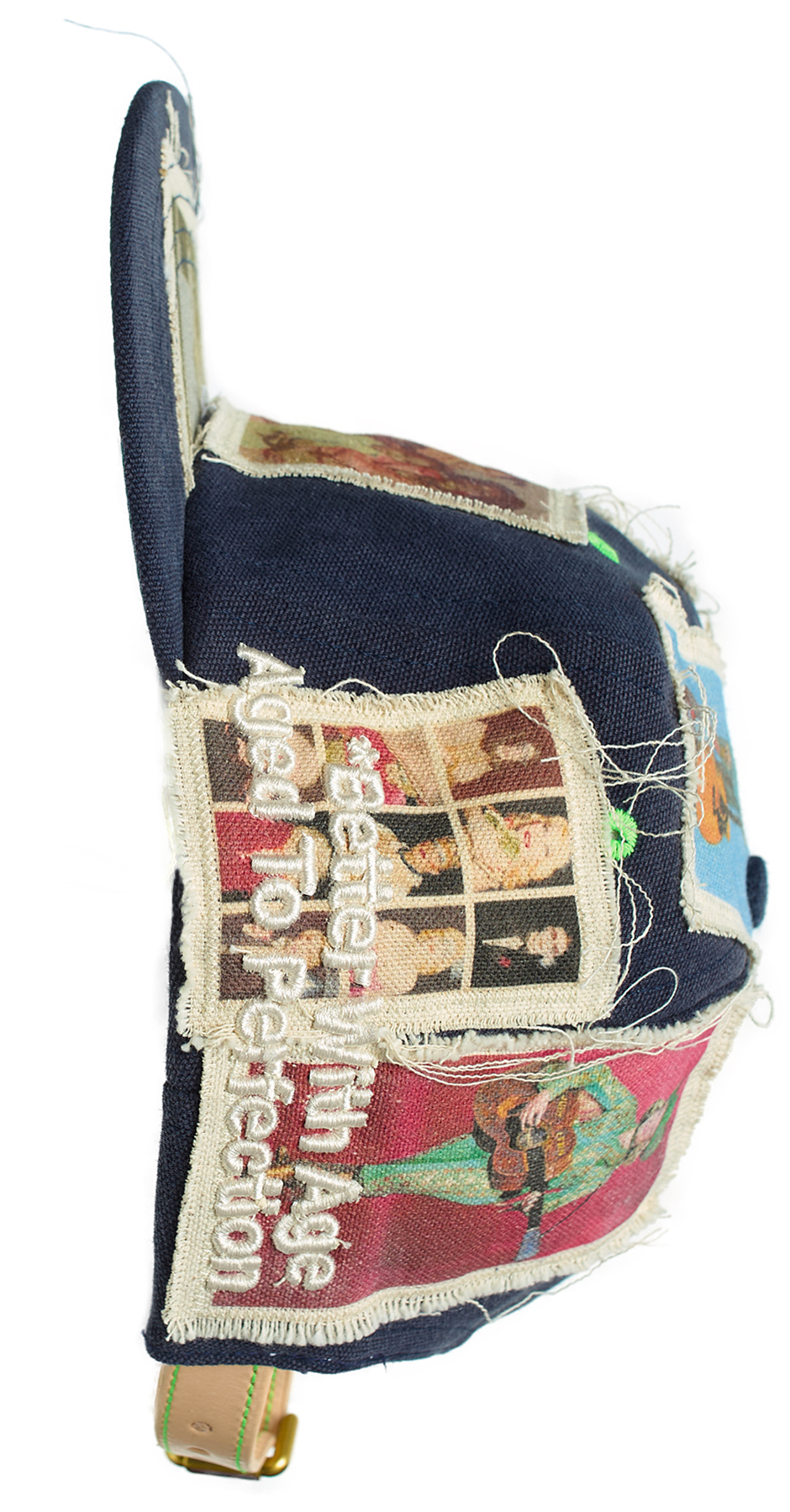 BETTER WITH AGE Темно-синяя кепка с патчами