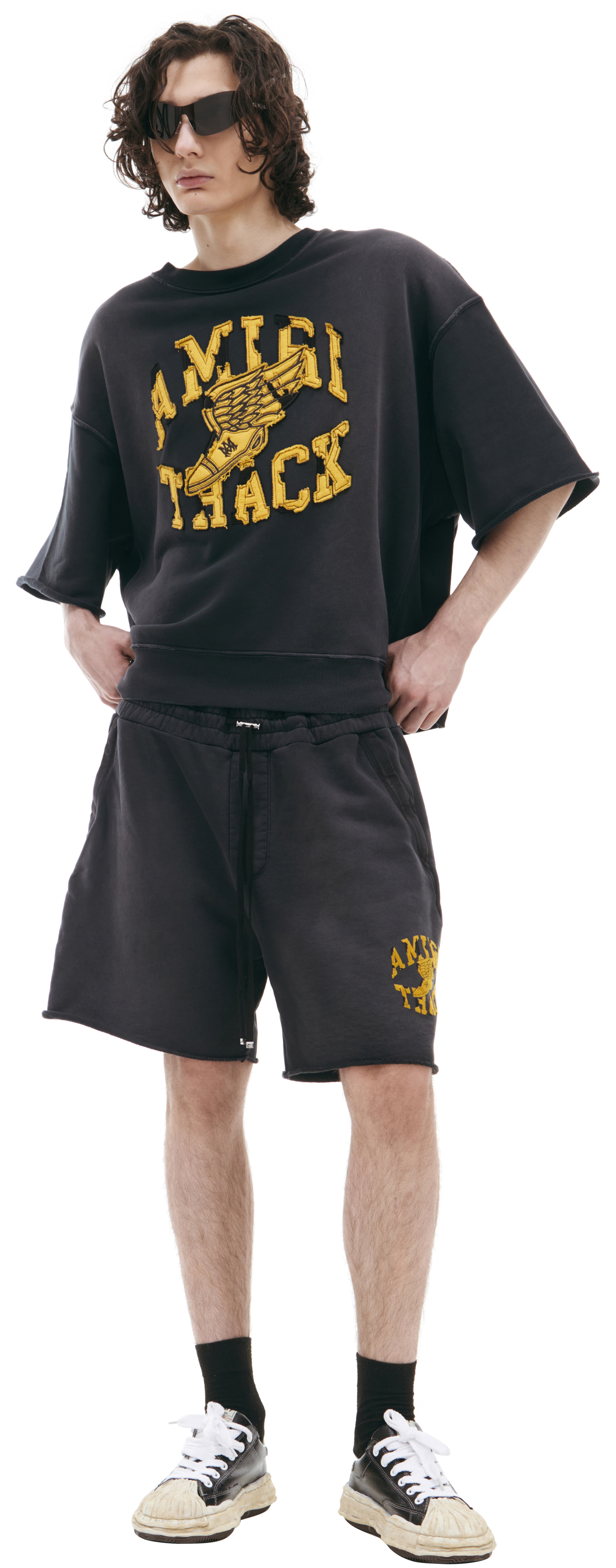 AMIRI Черные шорты из хлопка