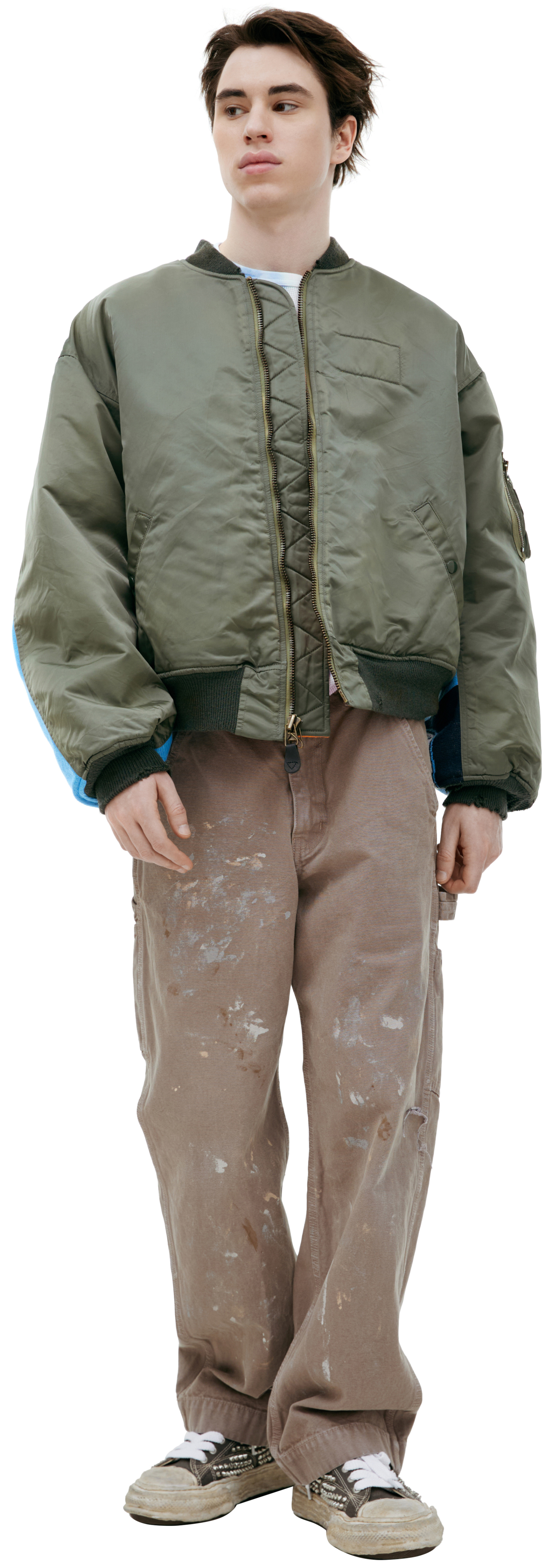 Saint Mxxxxxx Куртка с вставками на рукавах