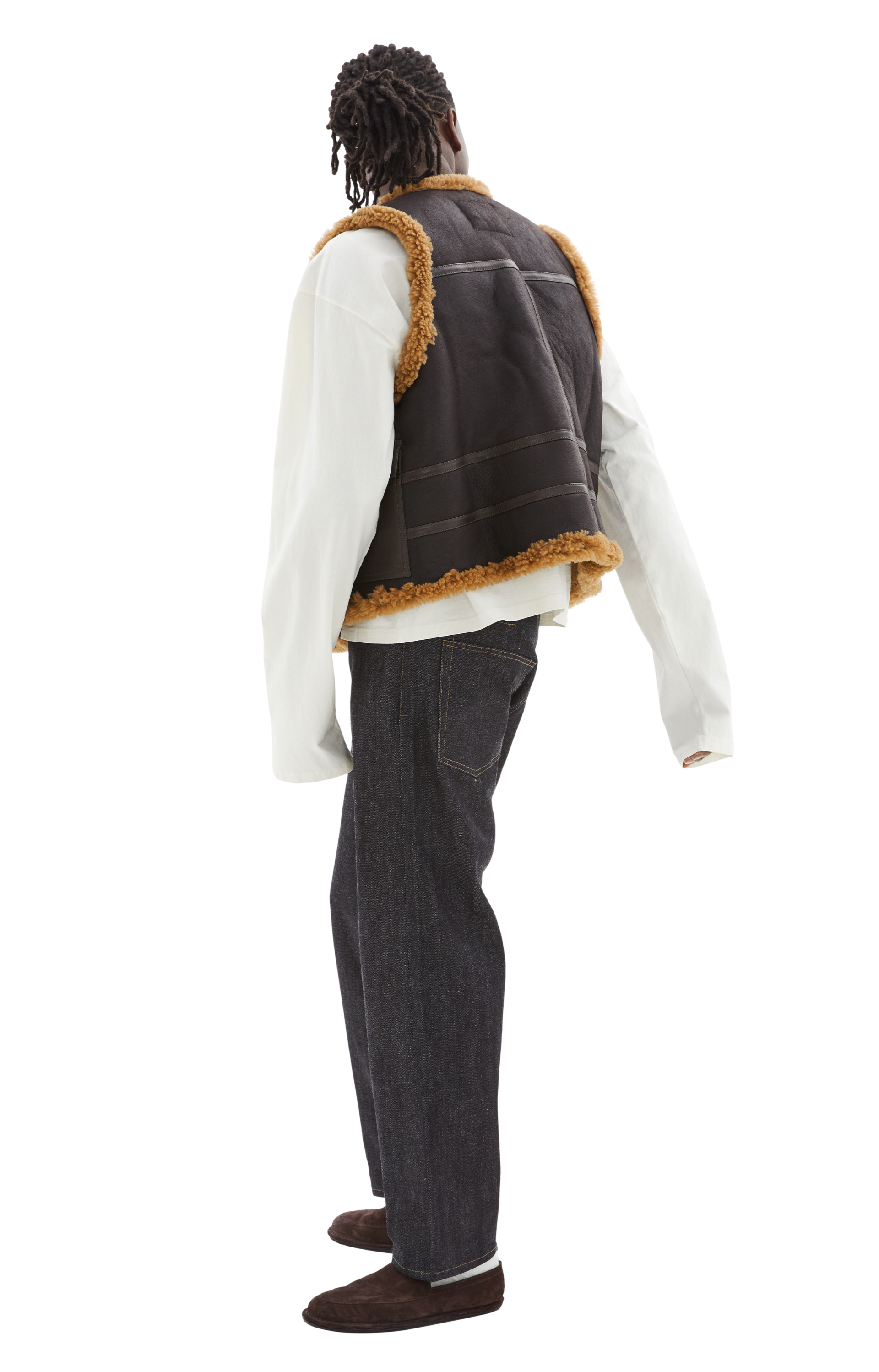 Martine Rose Жилет из кожи