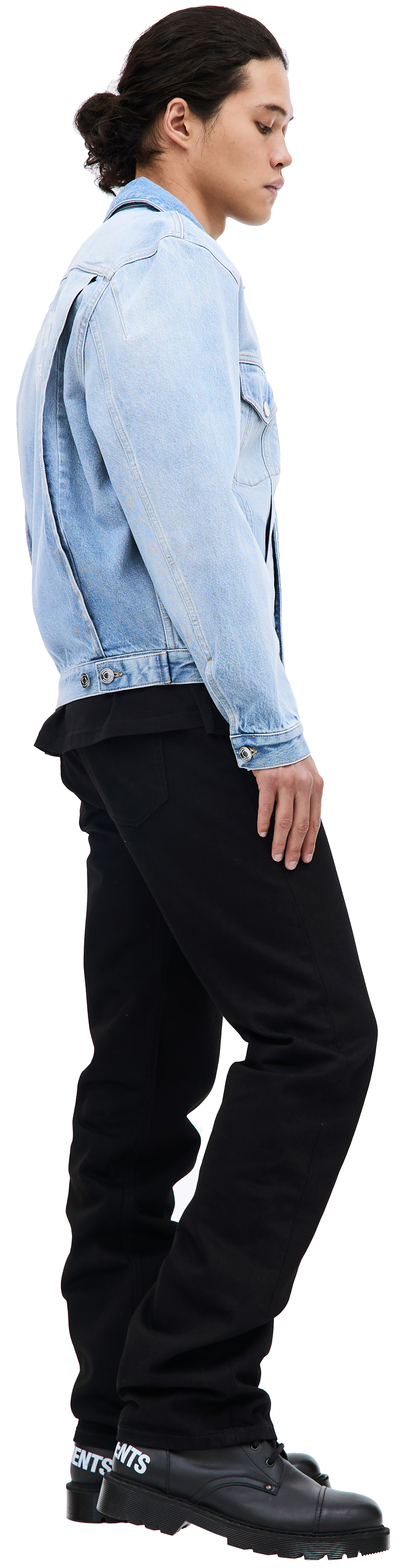 VTMNTS Джинсовая куртка с вышитым логотипом