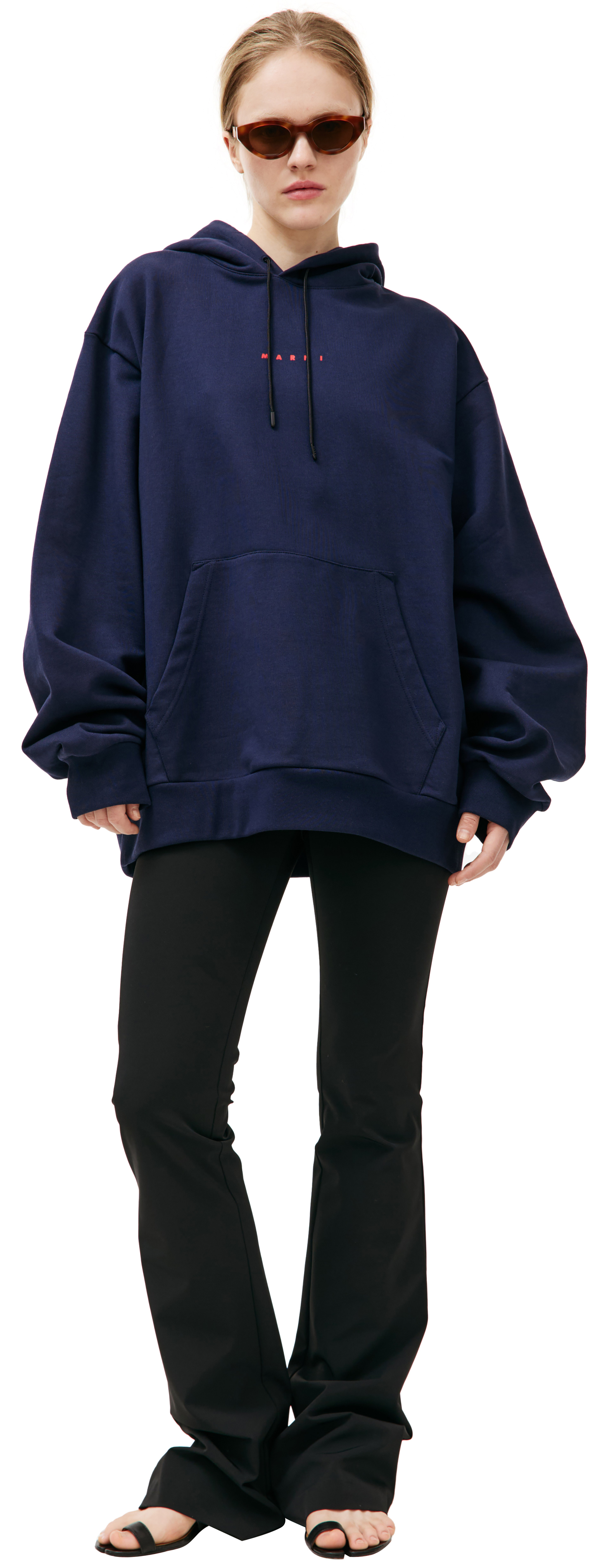 Marni Оверсайз худи с логотипом