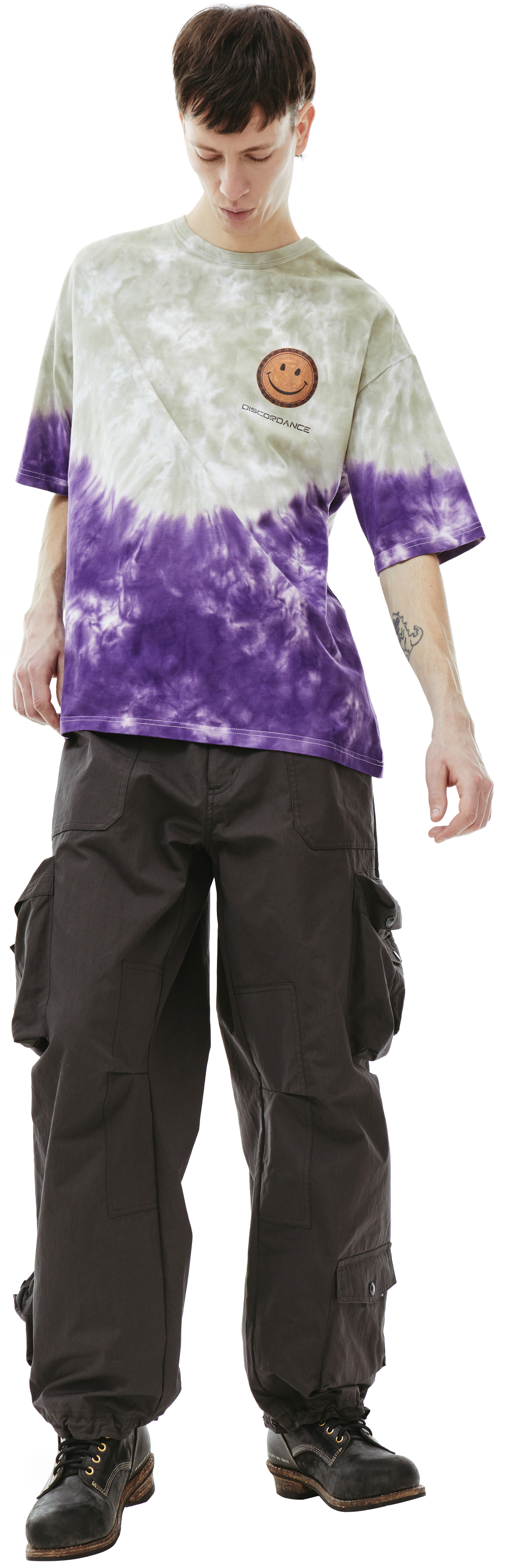 Children of the discordance Футболка тай дай с принтом