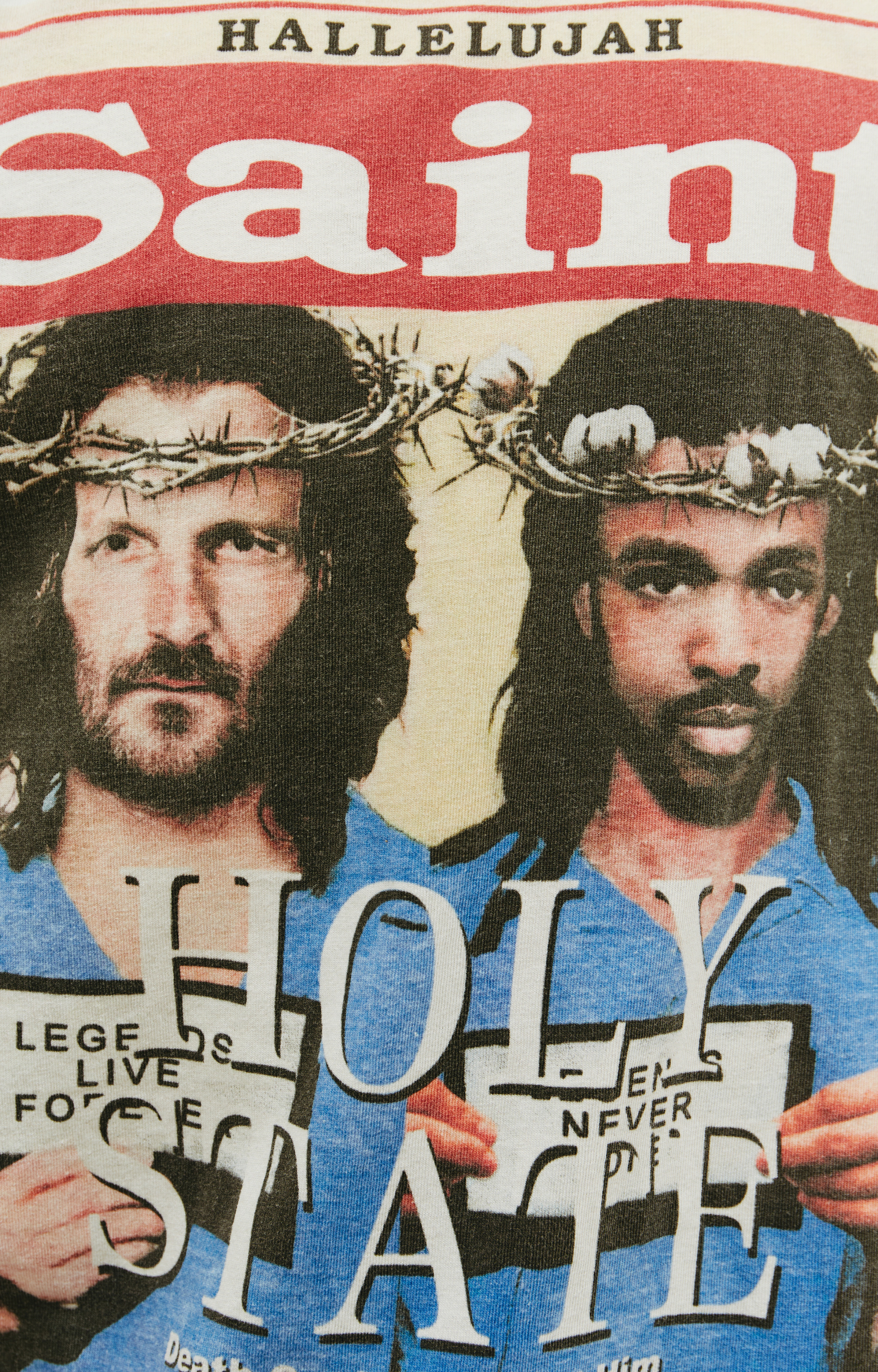 Saint Michael Футболка Denim Tears x Saint Michael с принтом