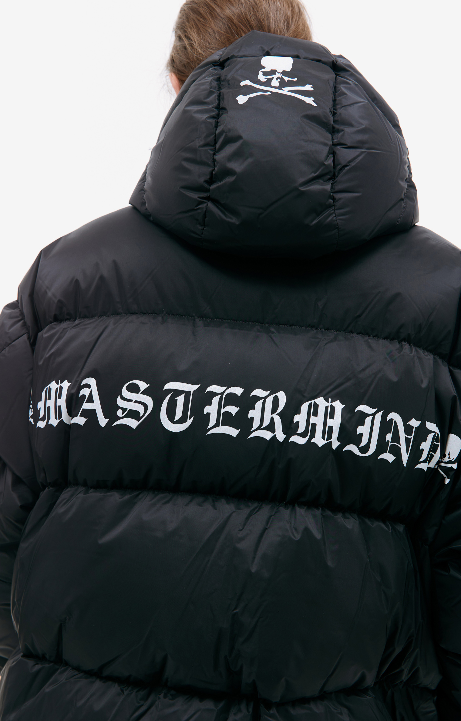 Mastermind WORLD Черный пуховик с логотипом